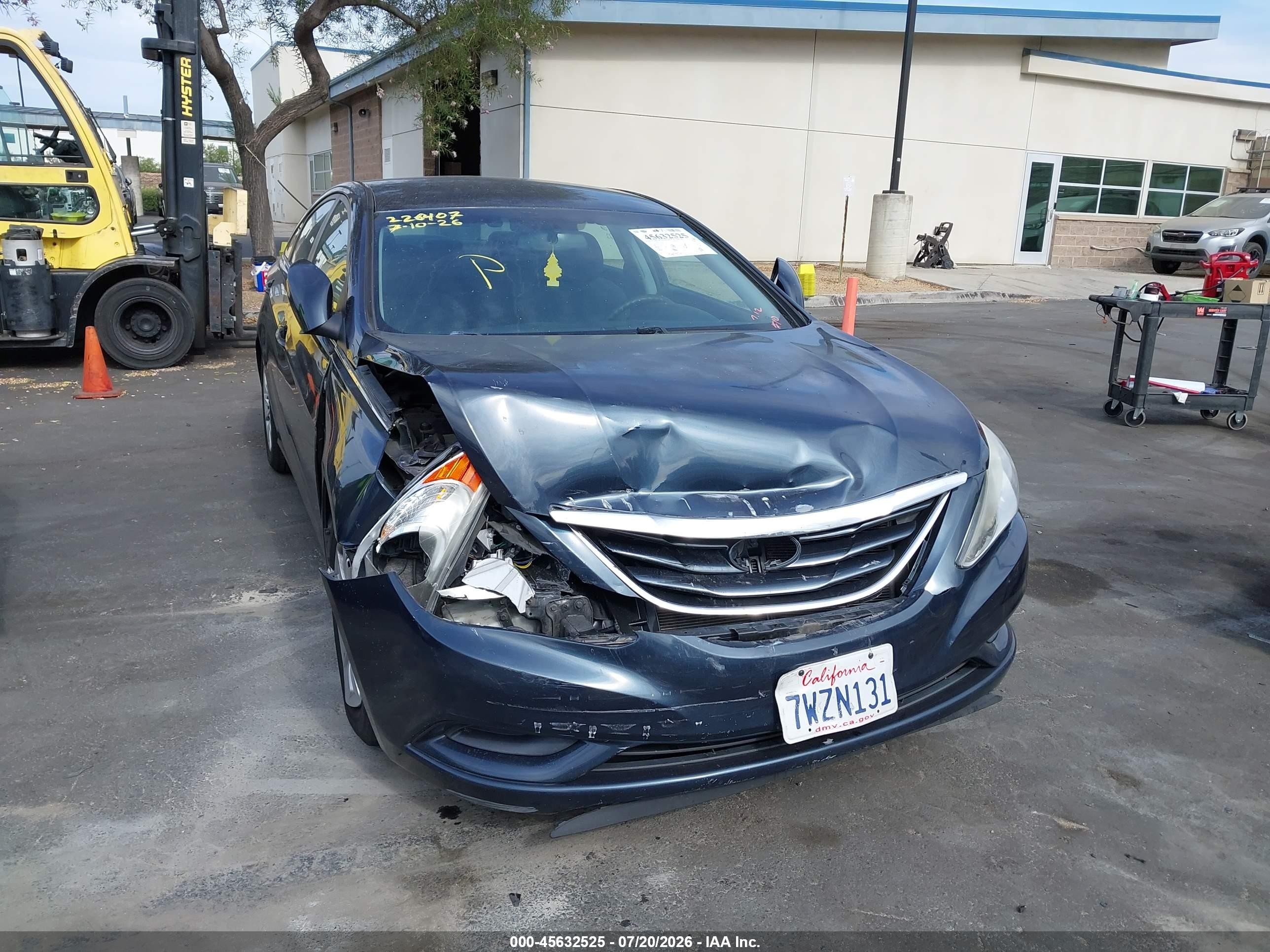 2013 Hyundai Sonata Gls Серый vin: 5NPEB4AC3DH564587