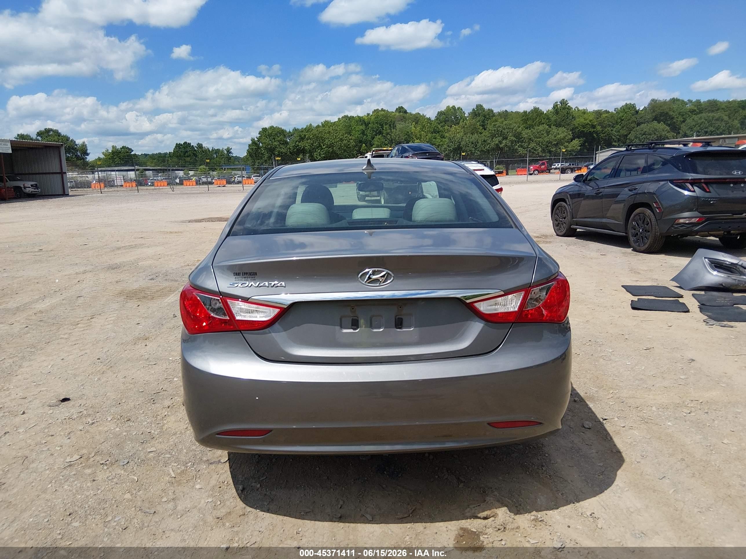 2013 Hyundai Sonata Gls Gray vin: 5NPEB4AC3DH570065
