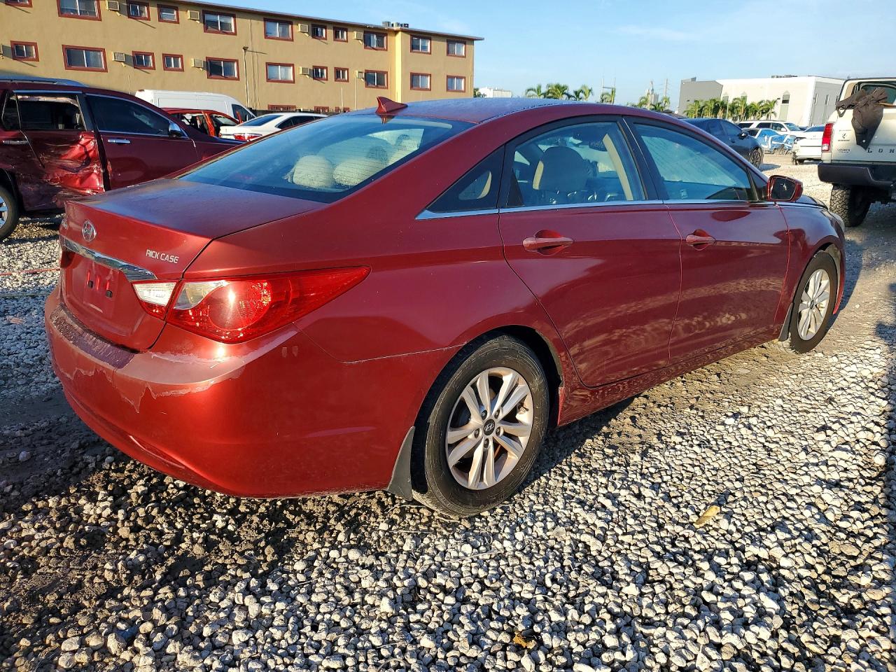 2013 Hyundai Sonata Gls Red vin: 5NPEB4AC3DH583673