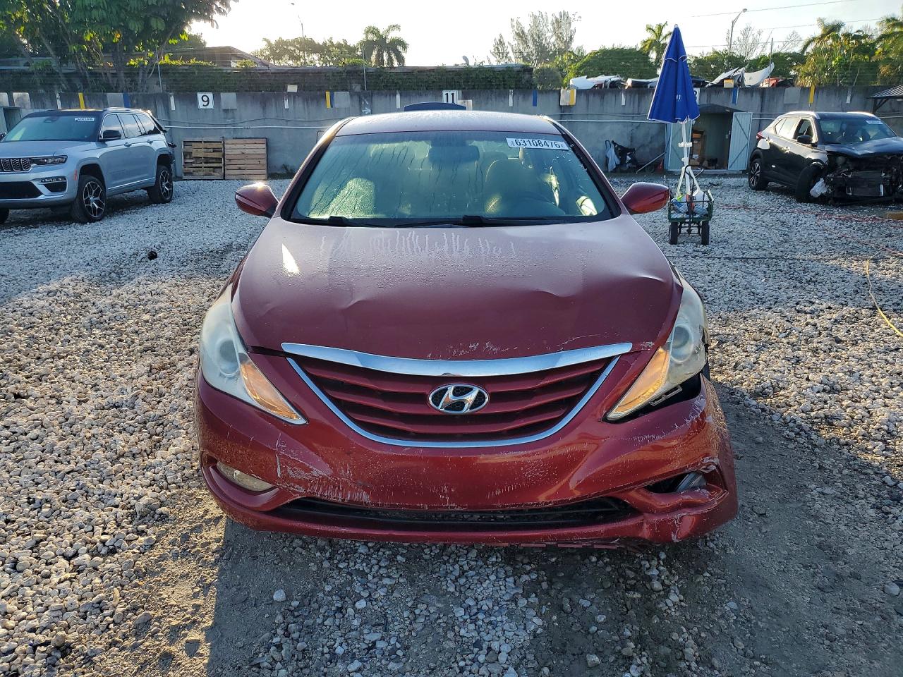 2013 Hyundai Sonata Gls Red vin: 5NPEB4AC3DH583673