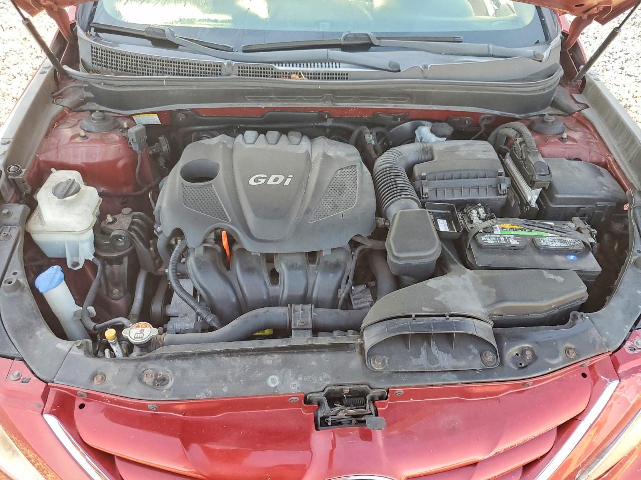2013 Hyundai Sonata Gls Red vin: 5NPEB4AC3DH583673