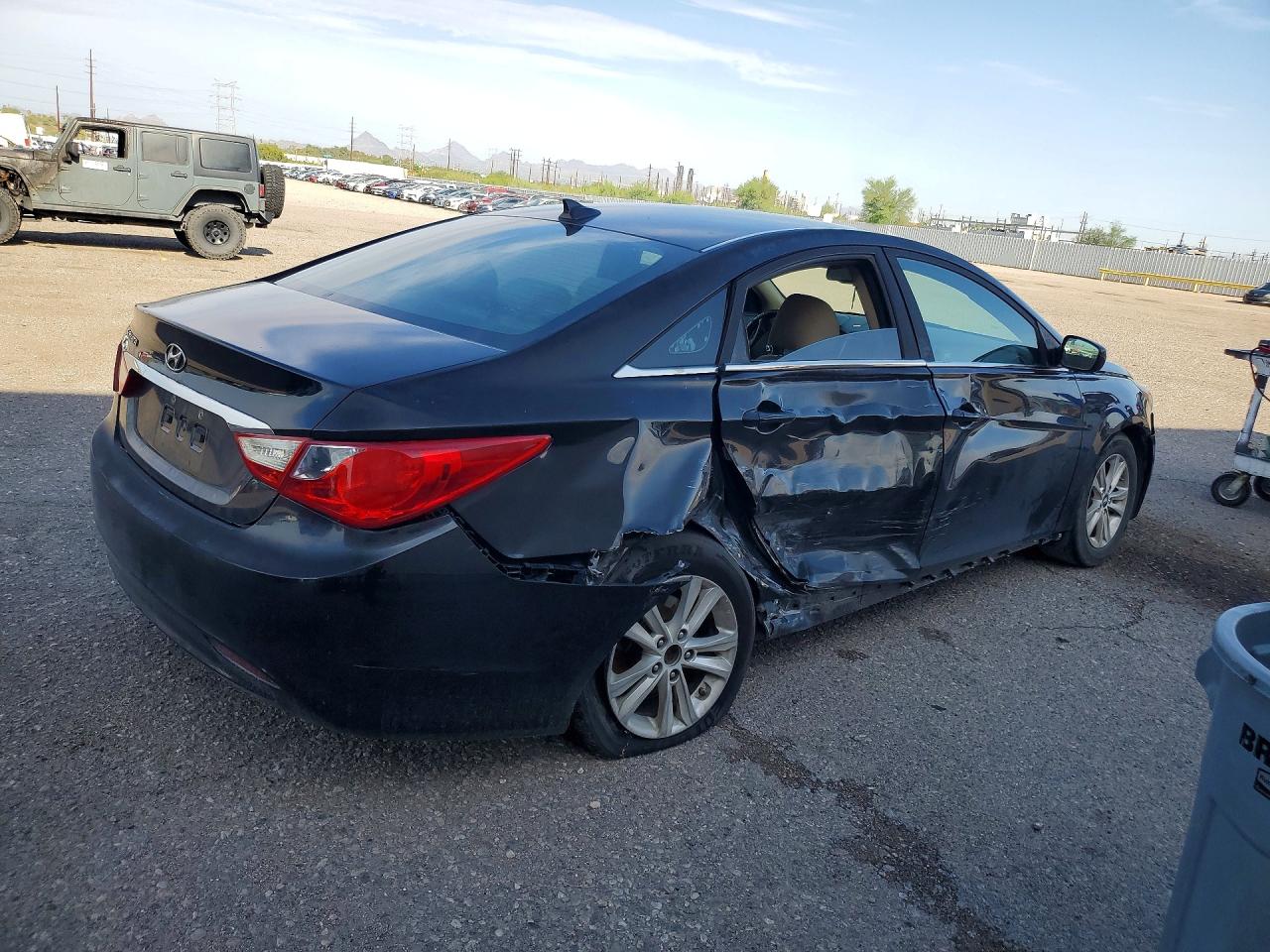 2013 Hyundai Sonata Gls Black vin: 5NPEB4AC3DH595340