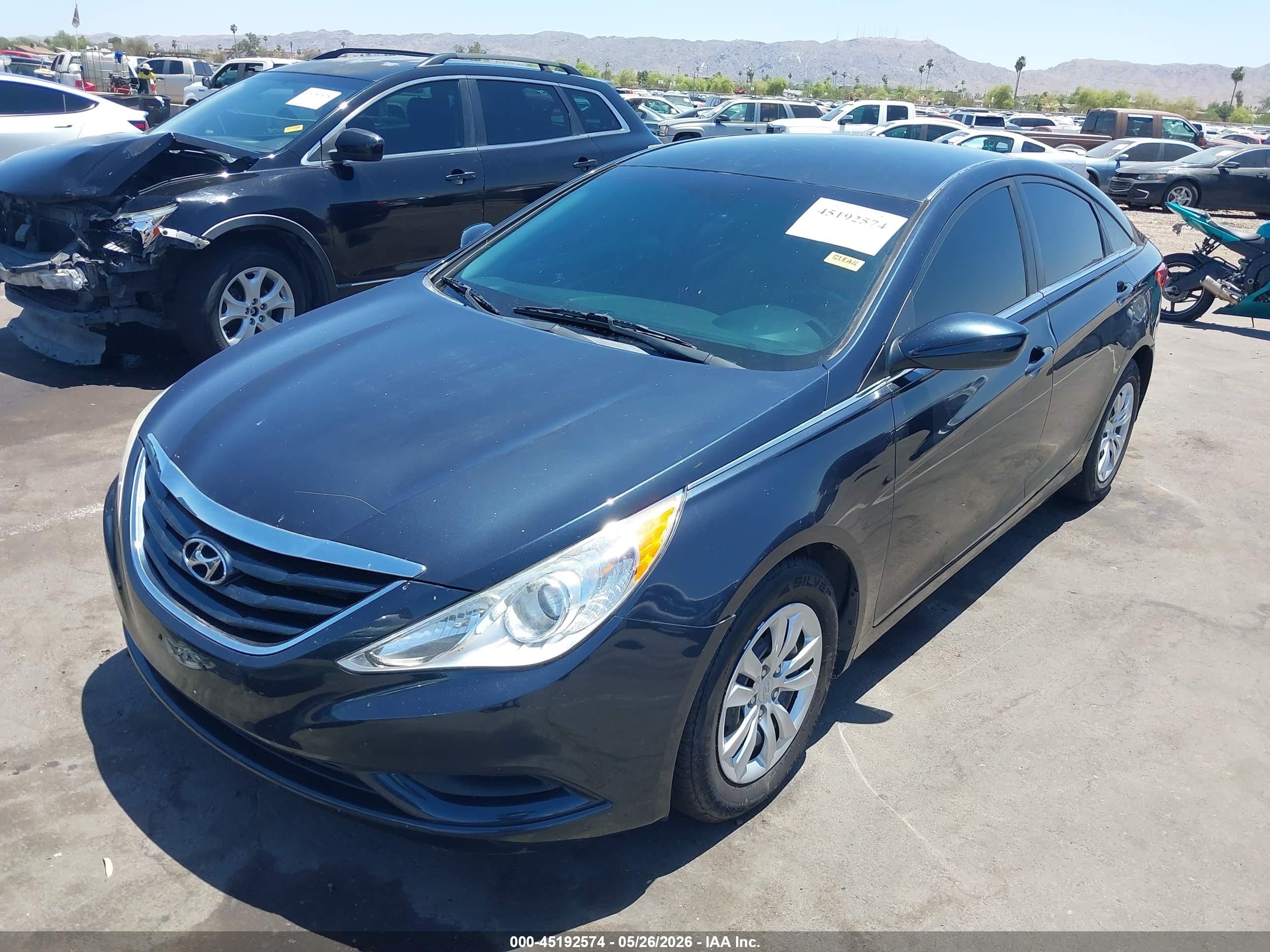 2013 Hyundai Sonata Gls Navy vin: 5NPEB4AC3DH598819