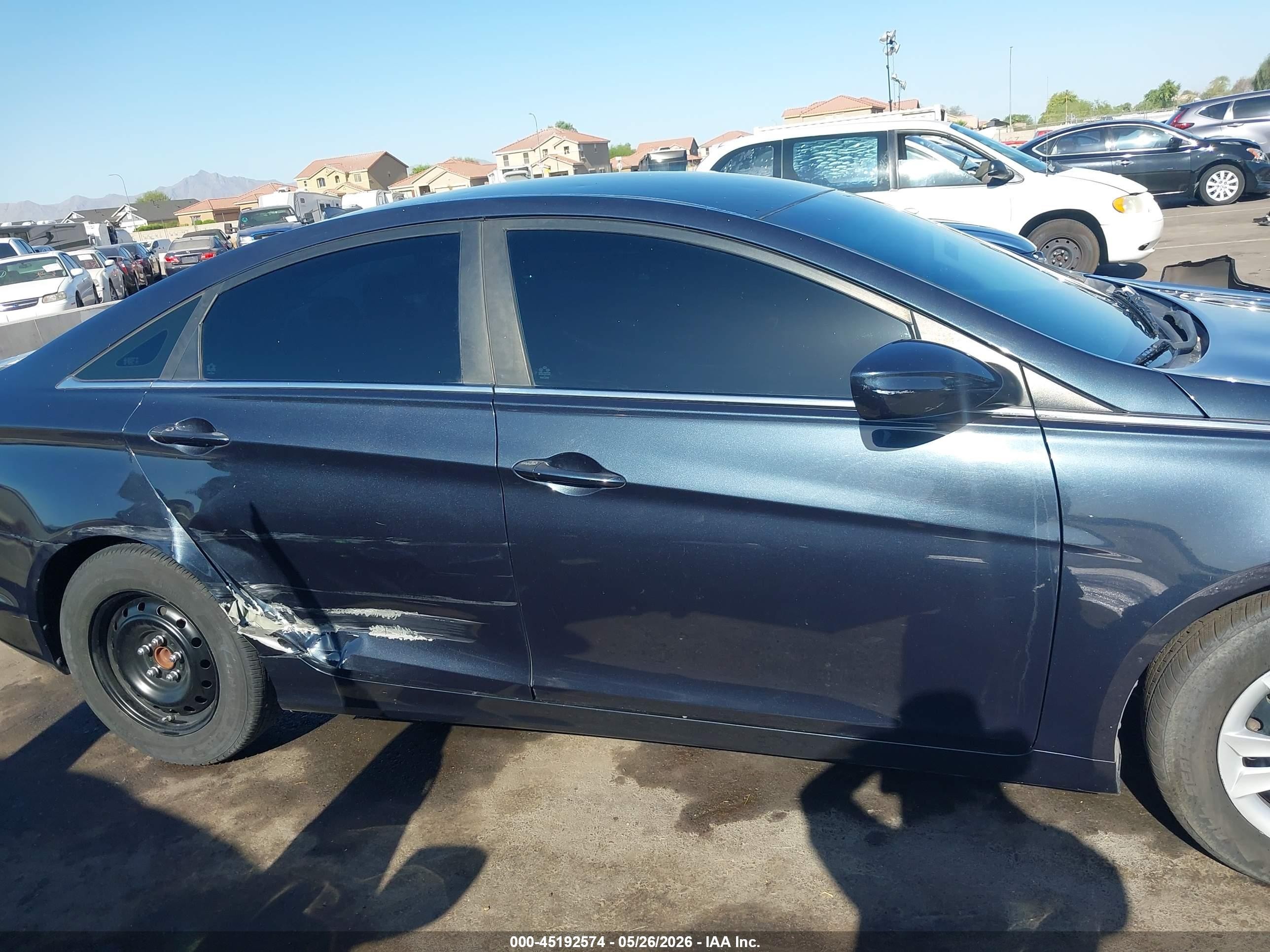 2013 Hyundai Sonata Gls Navy vin: 5NPEB4AC3DH598819