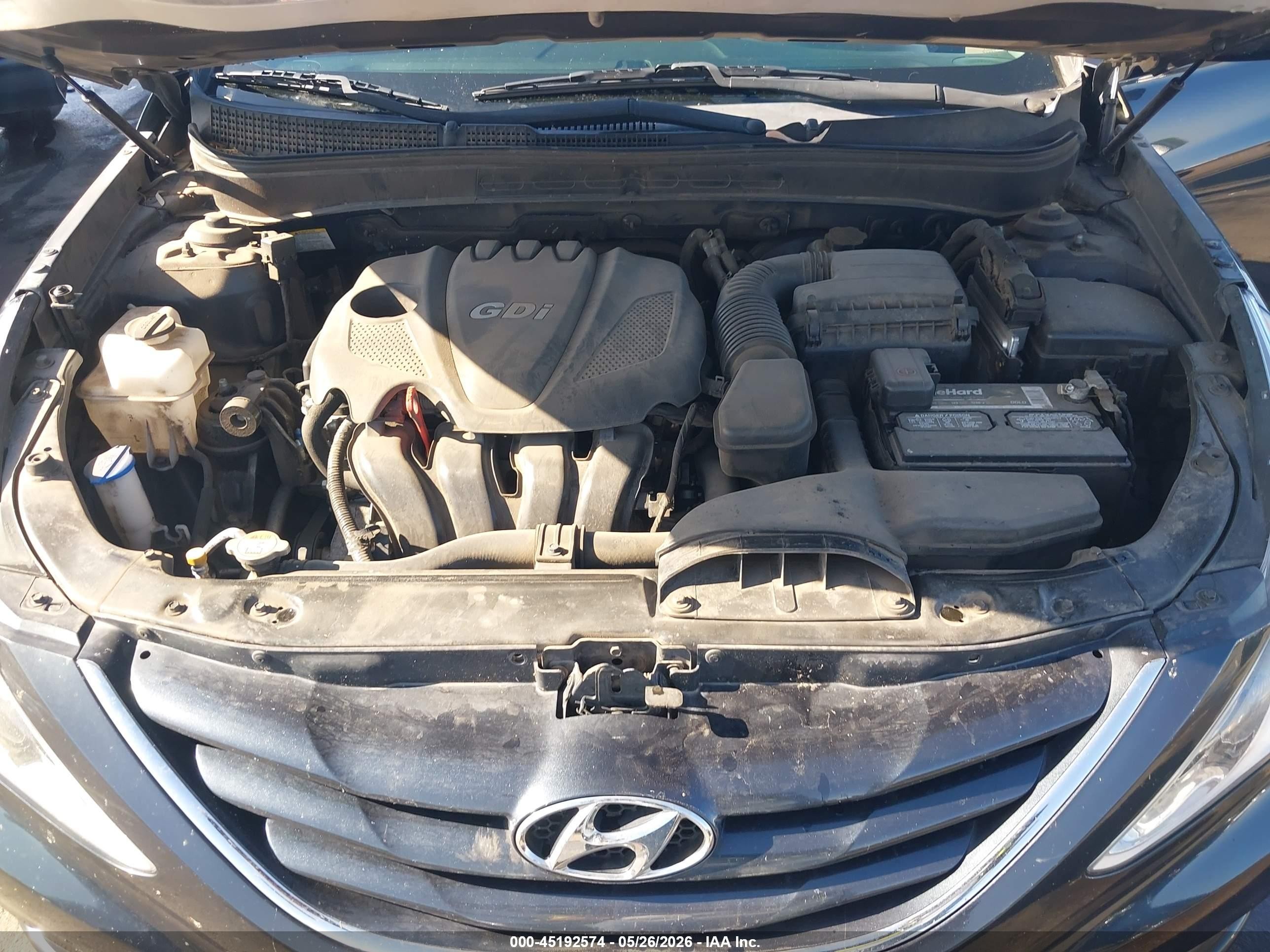 2013 Hyundai Sonata Gls Navy vin: 5NPEB4AC3DH598819