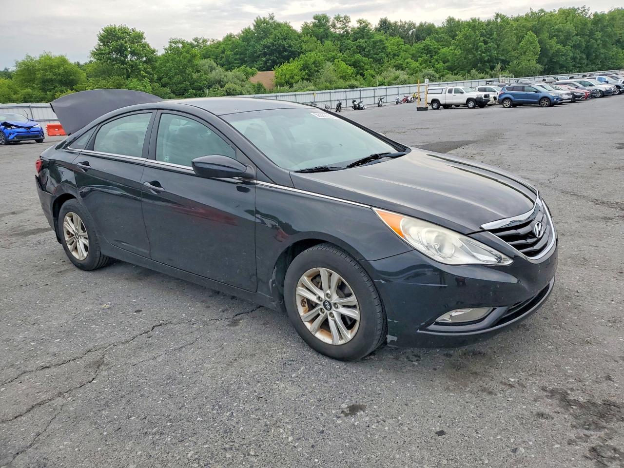 2013 Hyundai Sonata Gls Black vin: 5NPEB4AC3DH600911