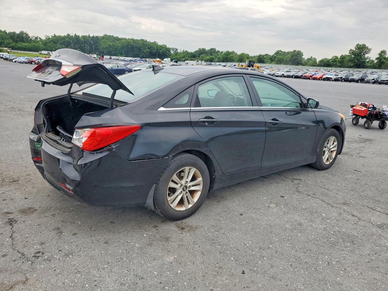 2013 Hyundai Sonata Gls Black vin: 5NPEB4AC3DH600911
