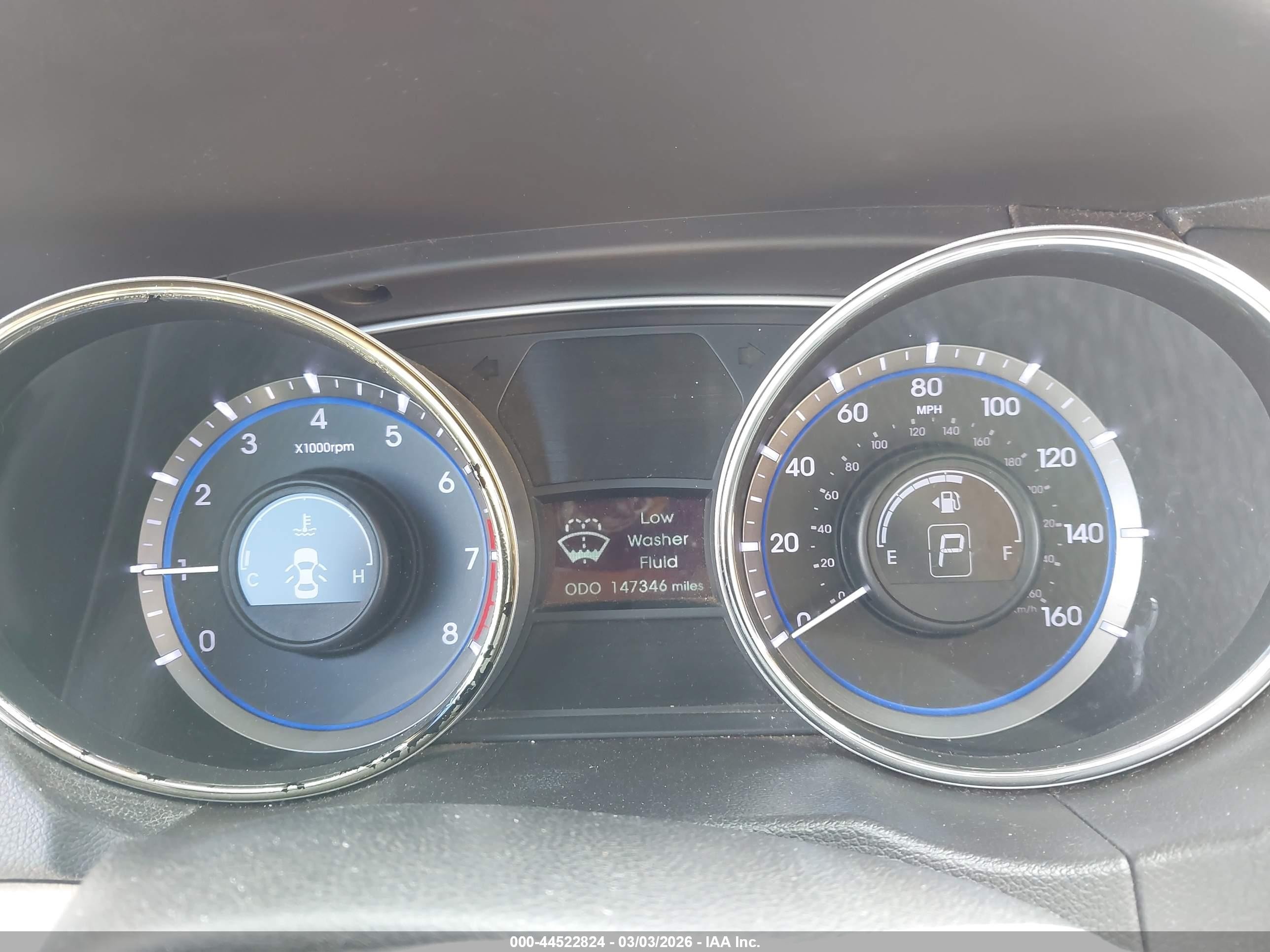 2013 Hyundai Sonata Gls Серый vin: 5NPEB4AC3DH600987