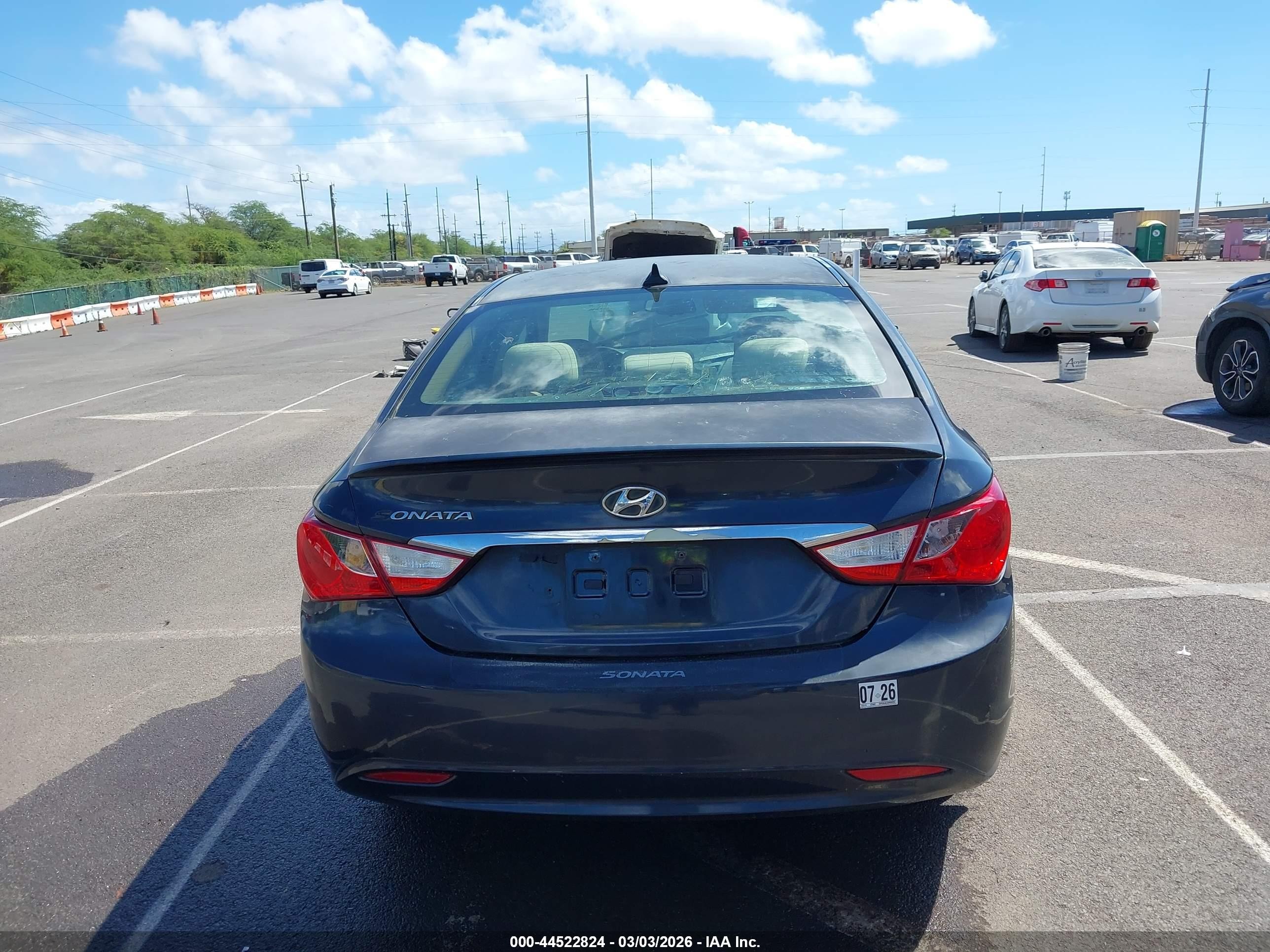 2013 Hyundai Sonata Gls Серый vin: 5NPEB4AC3DH600987