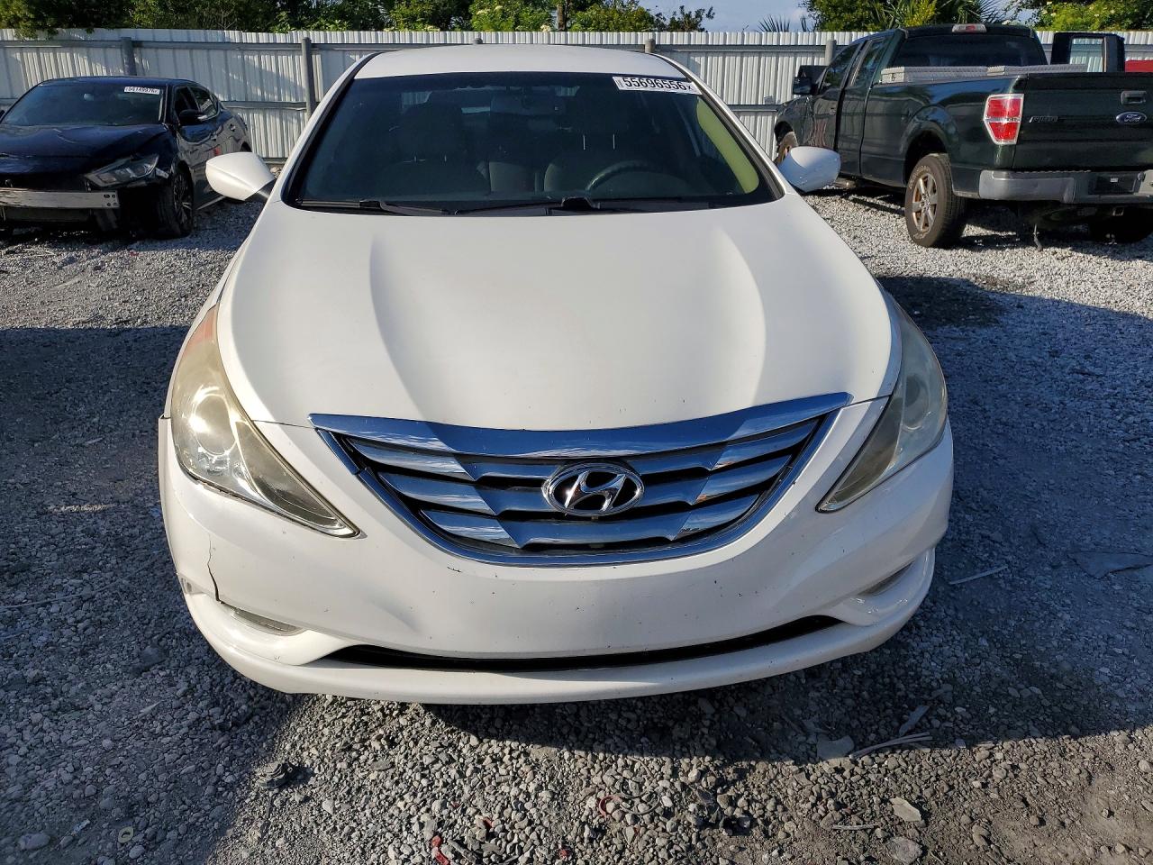 2013 Hyundai Sonata Gls White vin: 5NPEB4AC3DH603064