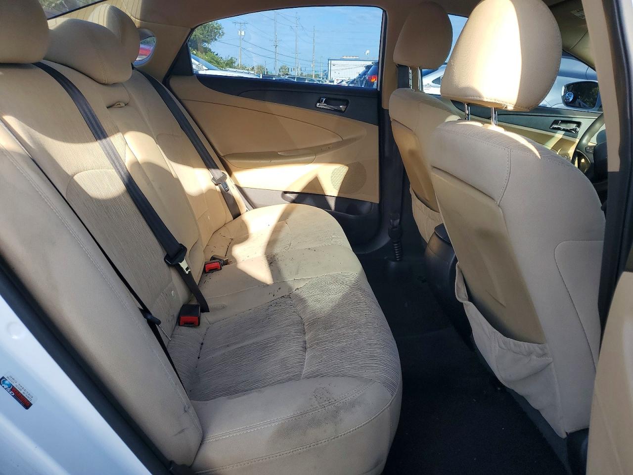 2013 Hyundai Sonata Gls White vin: 5NPEB4AC3DH603064