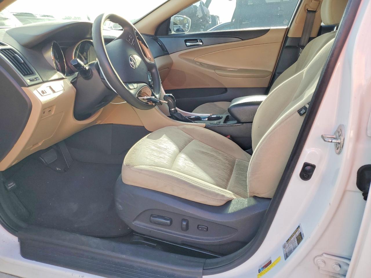2013 Hyundai Sonata Gls White vin: 5NPEB4AC3DH603064