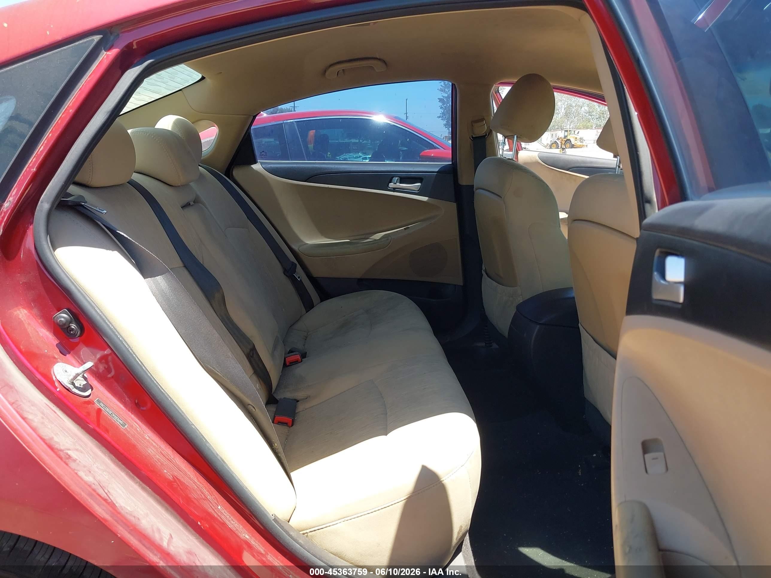 2013 Hyundai Sonata Gls Red vin: 5NPEB4AC3DH627266