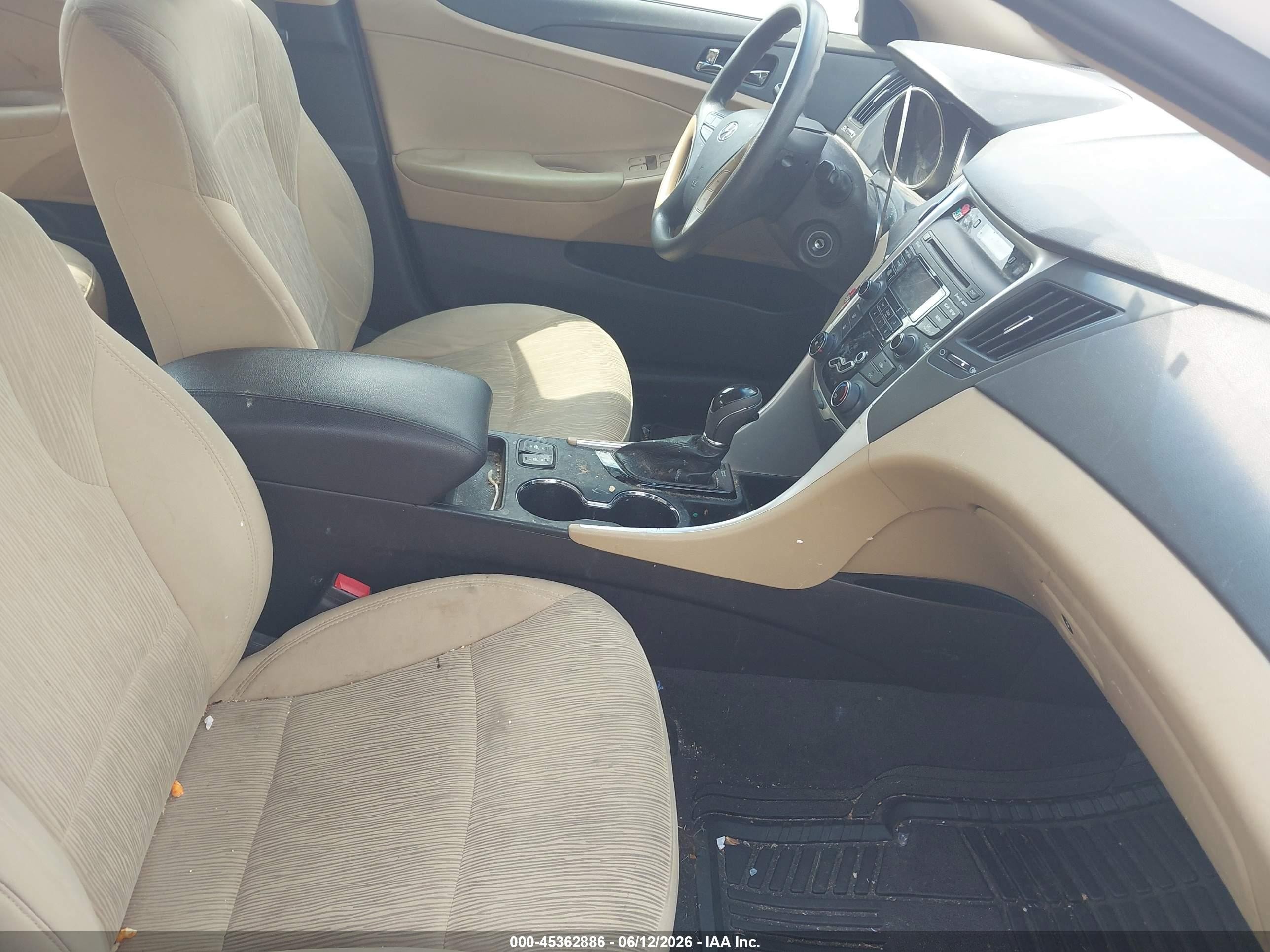 2013 Hyundai Sonata Gls White vin: 5NPEB4AC3DH635030