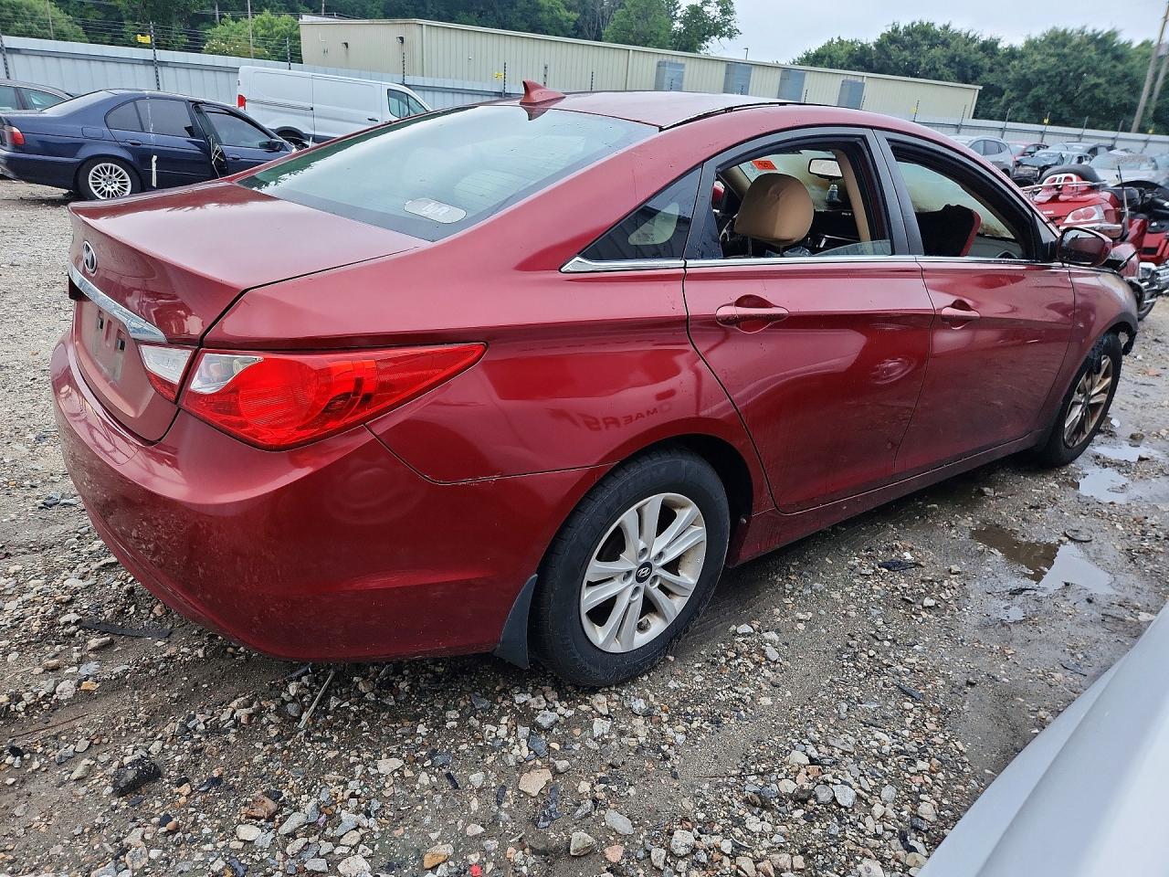 2013 Hyundai Sonata Gls Burgundy vin: 5NPEB4AC3DH639336