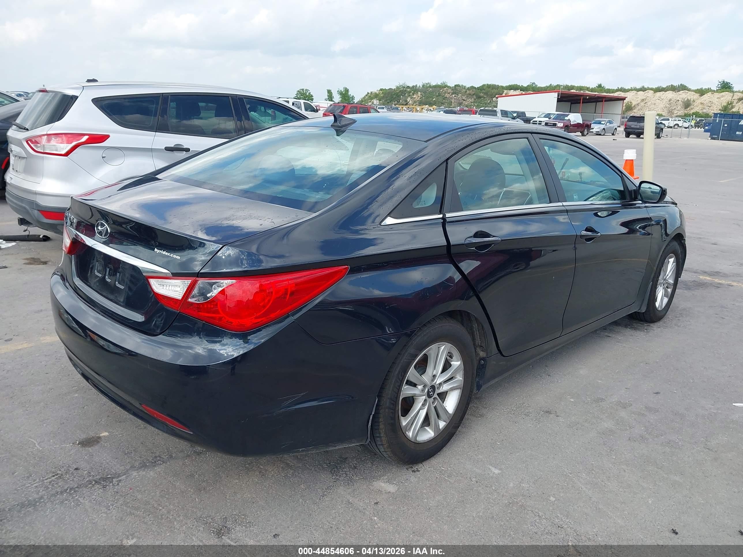 2013 Hyundai Sonata Gls Black vin: 5NPEB4AC3DH647288