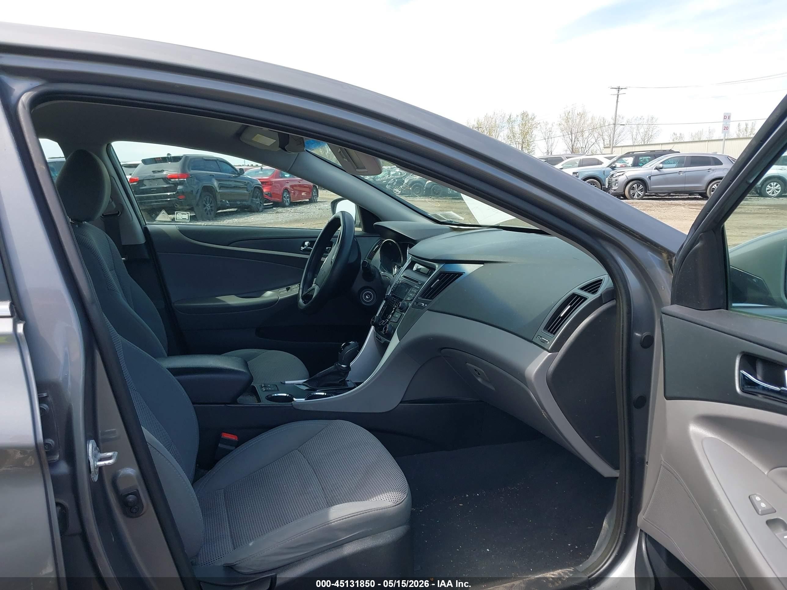 2013 Hyundai Sonata Gls Gray vin: 5NPEB4AC3DH655567