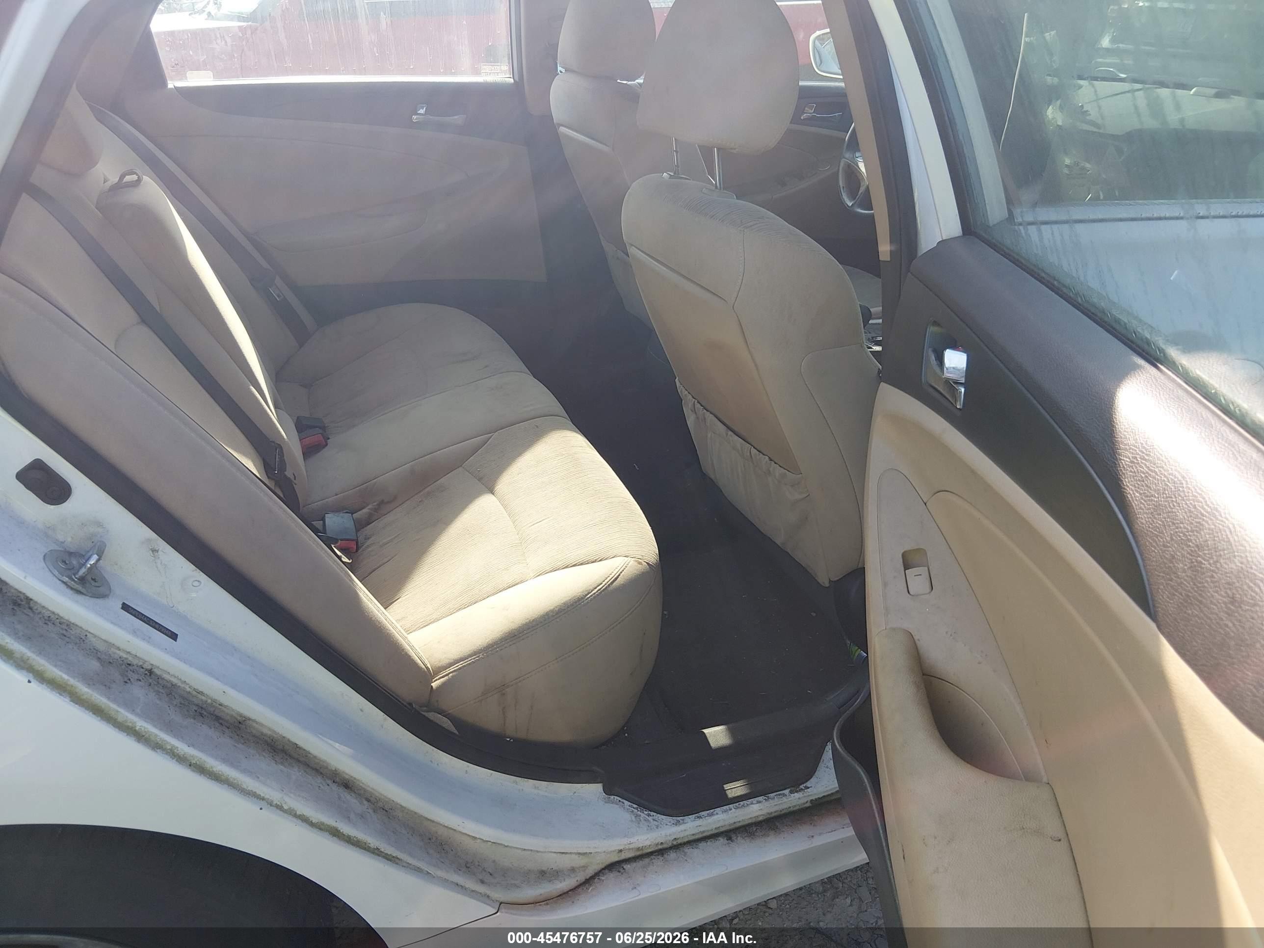 2013 Hyundai Sonata Gls White vin: 5NPEB4AC3DH679948