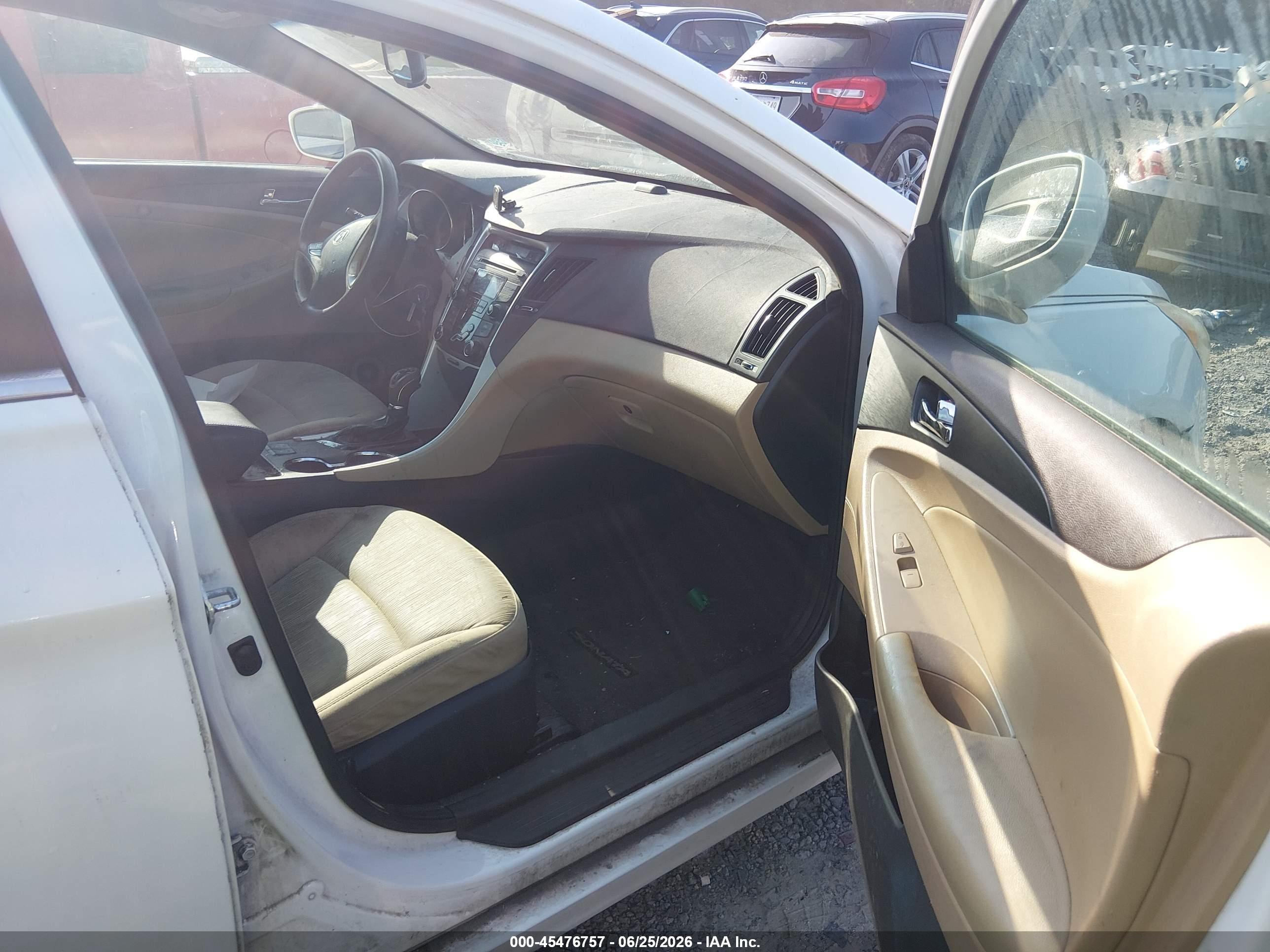 2013 Hyundai Sonata Gls White vin: 5NPEB4AC3DH679948