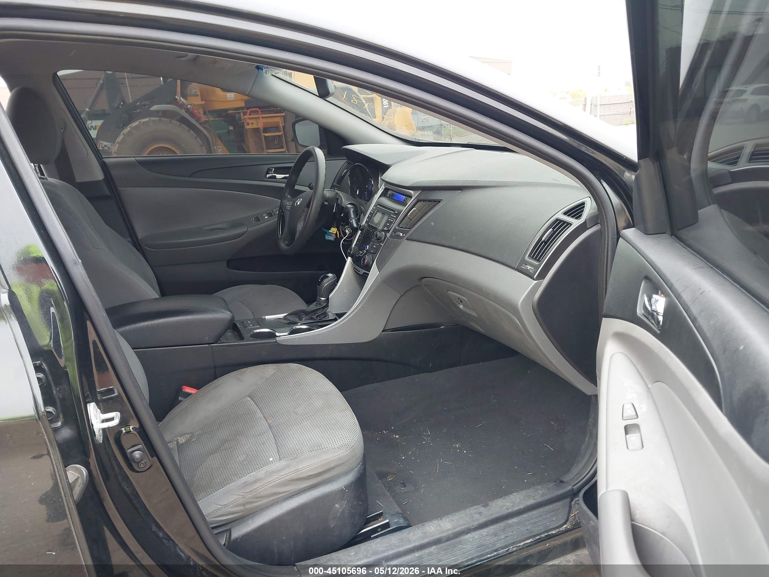2013 Hyundai Sonata Gls Black vin: 5NPEB4AC3DH686981