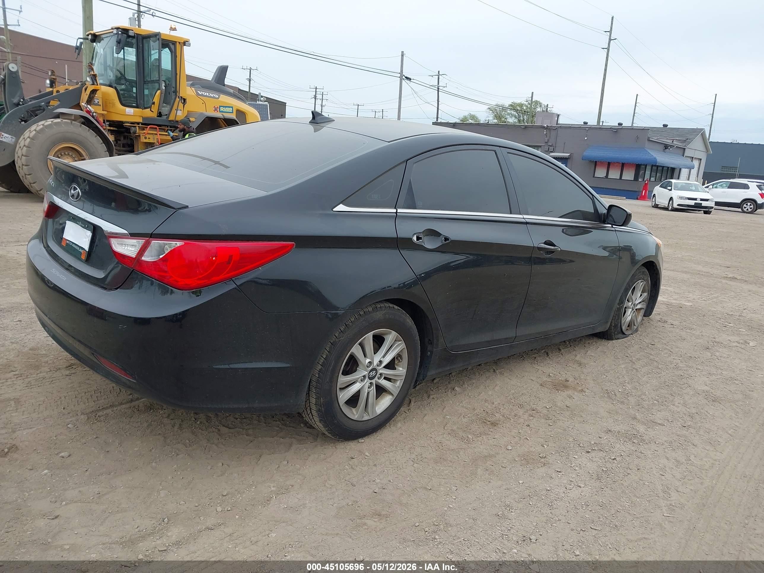 2013 Hyundai Sonata Gls Black vin: 5NPEB4AC3DH686981