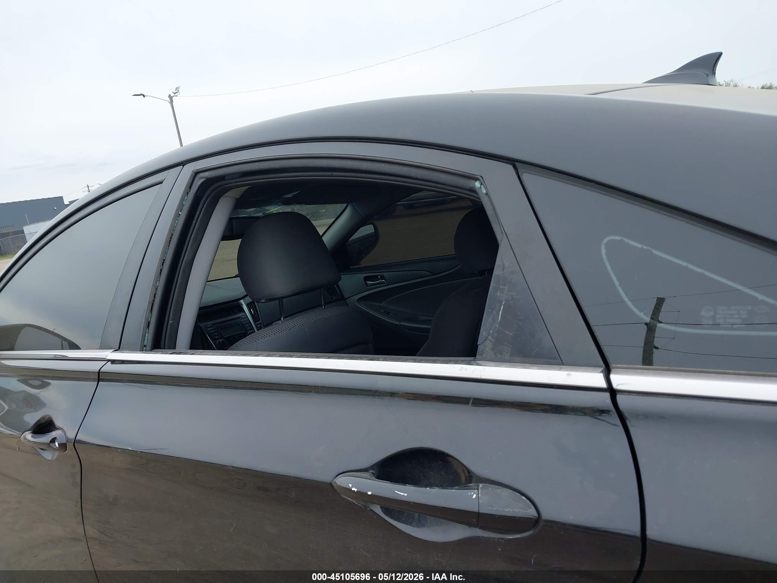 2013 Hyundai Sonata Gls Black vin: 5NPEB4AC3DH686981