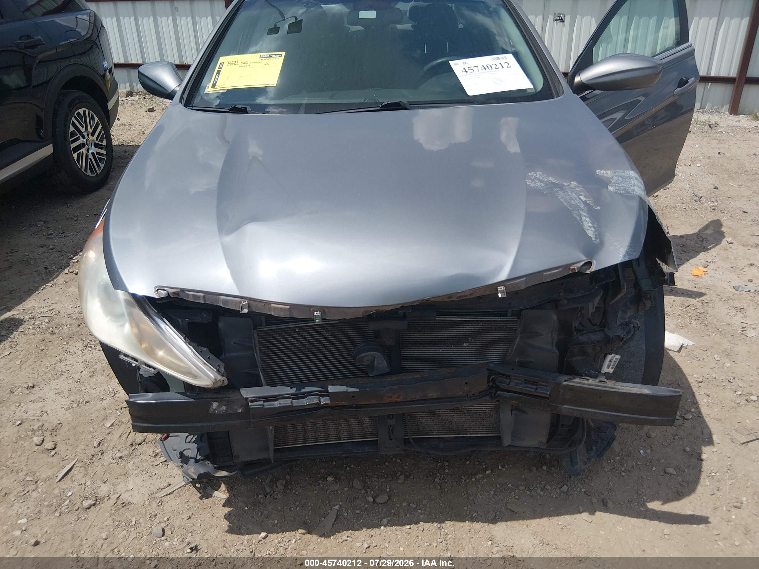 2013 Hyundai Sonata Gls Gray vin: 5NPEB4AC3DH704671