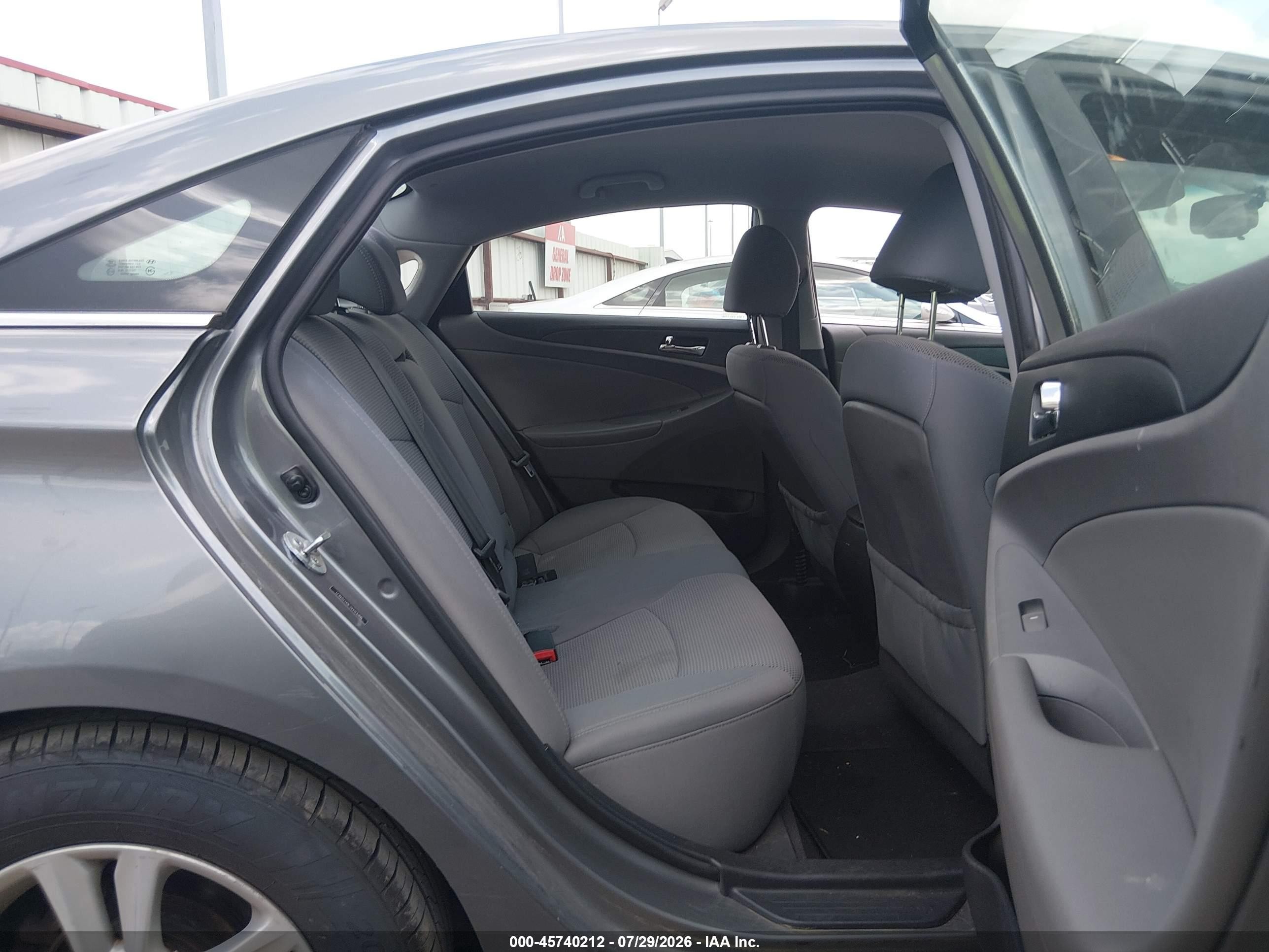 2013 Hyundai Sonata Gls Gray vin: 5NPEB4AC3DH704671