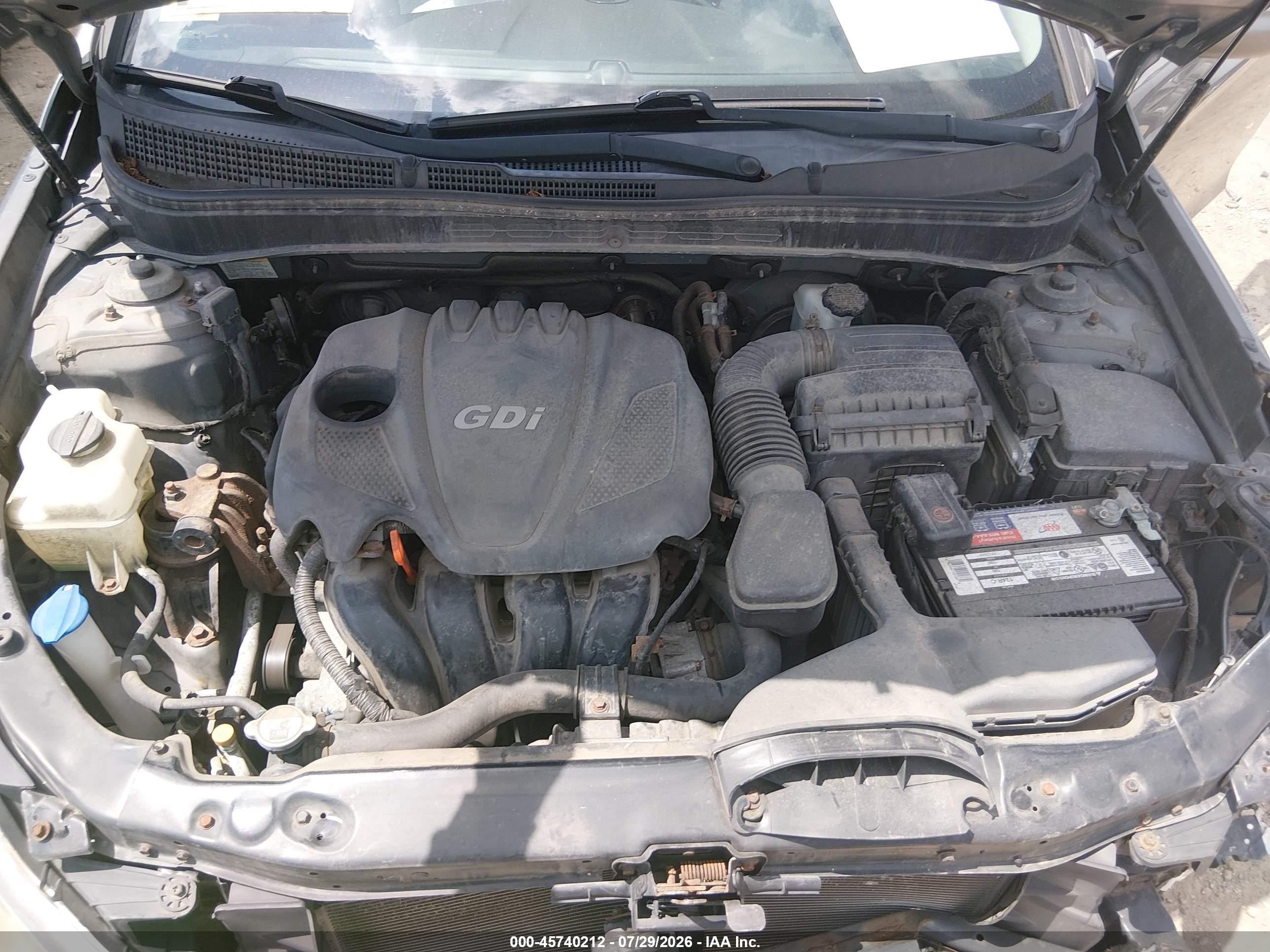 2013 Hyundai Sonata Gls Gray vin: 5NPEB4AC3DH704671