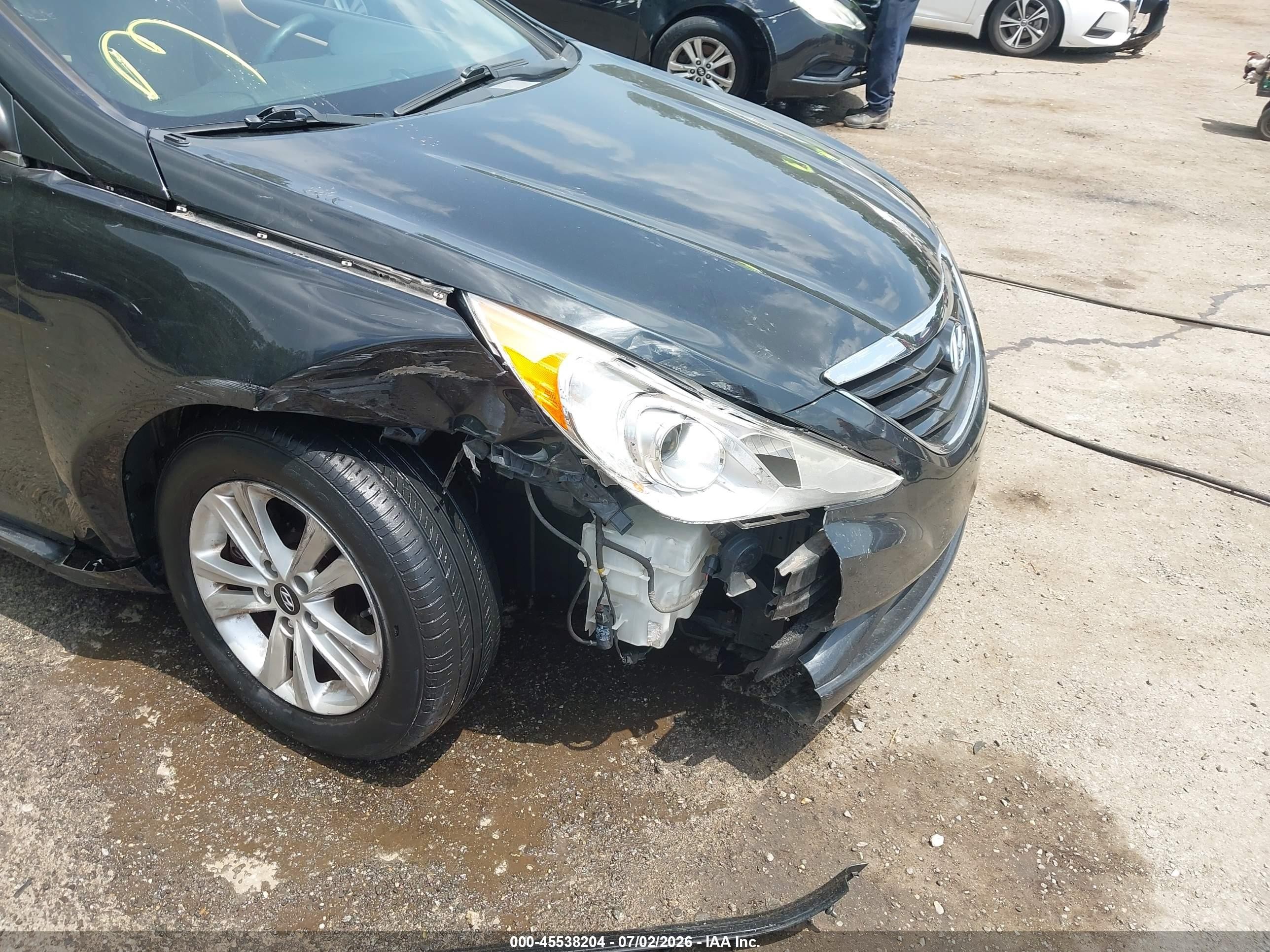 2013 Hyundai Sonata Gls Black vin: 5NPEB4AC3DH704816