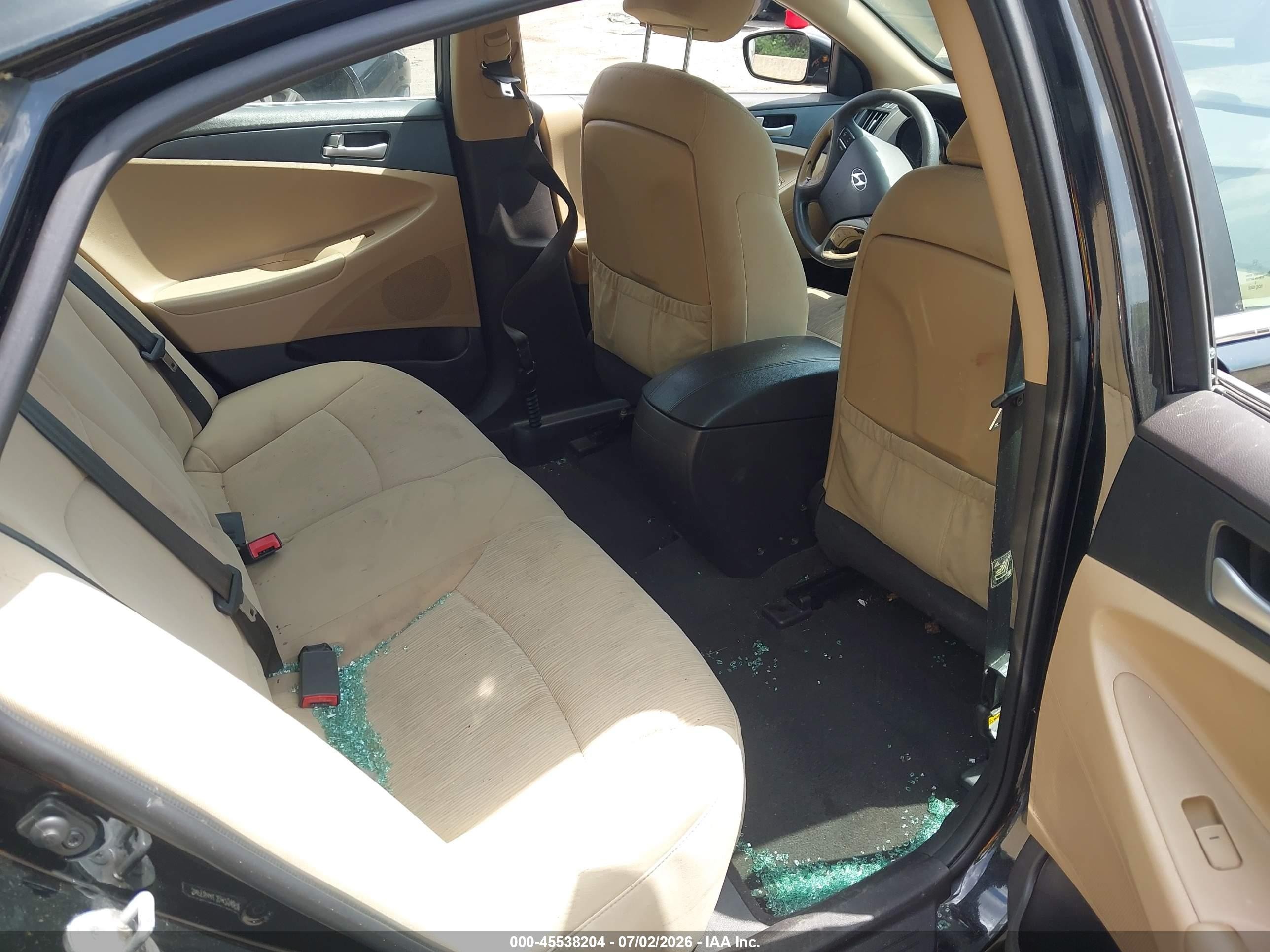 2013 Hyundai Sonata Gls Black vin: 5NPEB4AC3DH704816