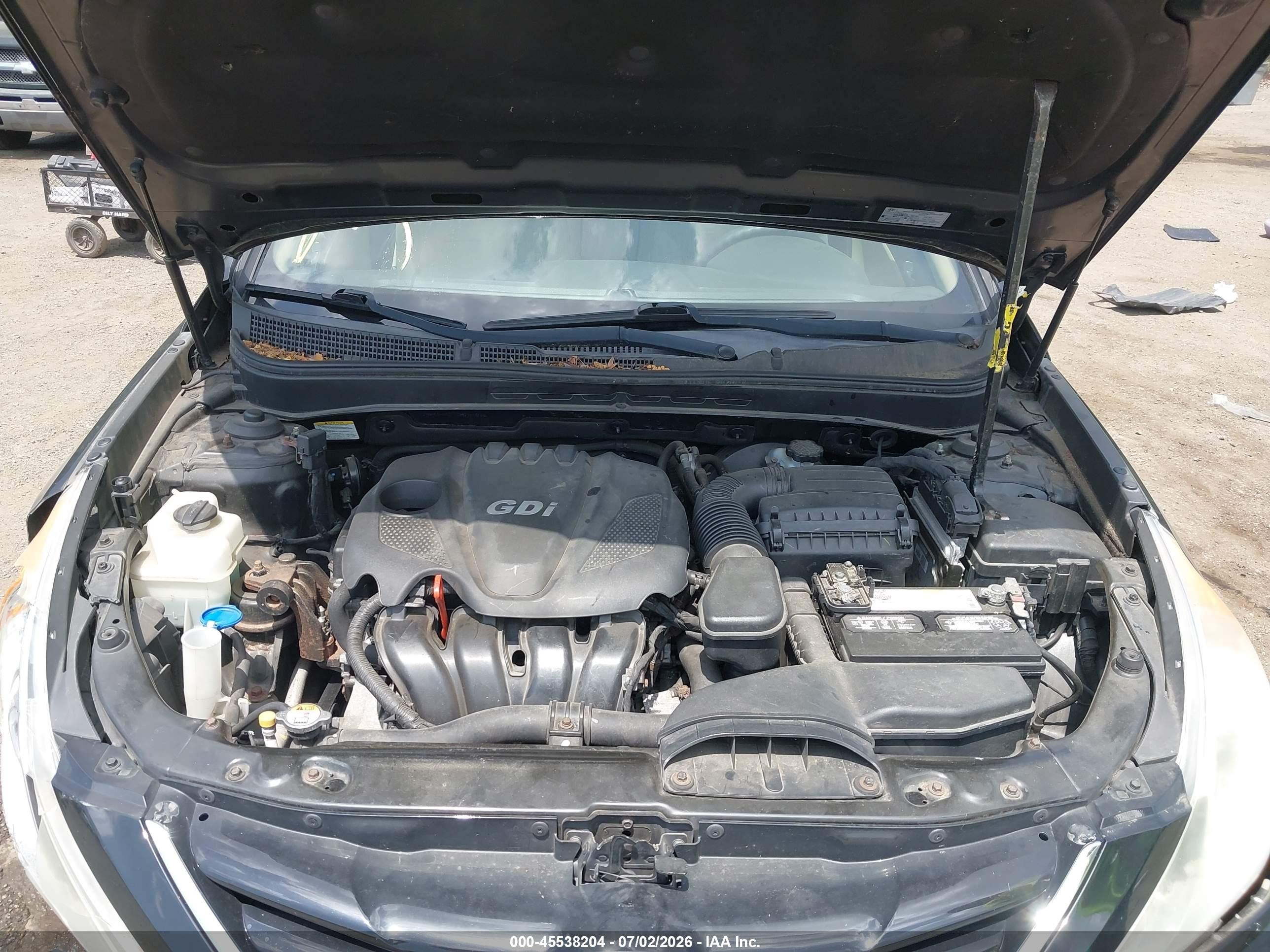 2013 Hyundai Sonata Gls Black vin: 5NPEB4AC3DH704816