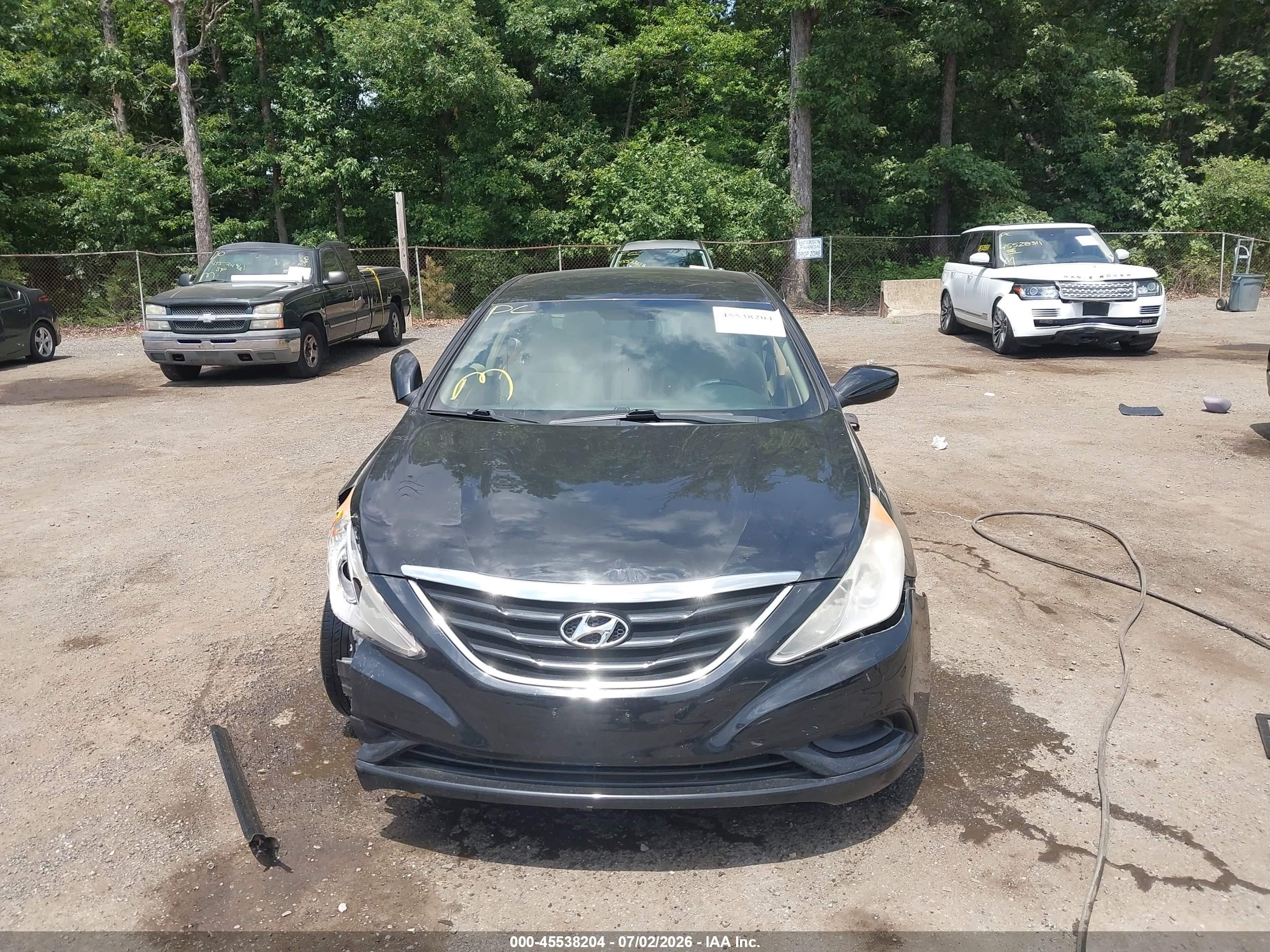 2013 Hyundai Sonata Gls Black vin: 5NPEB4AC3DH704816