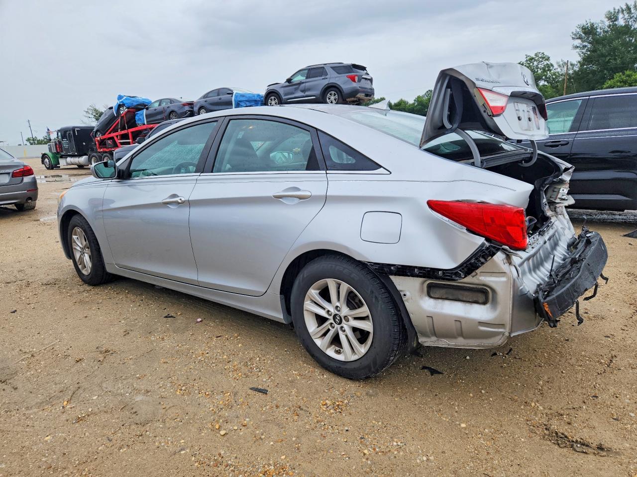 2013 Hyundai Sonata Gls Silver vin: 5NPEB4AC3DH705285