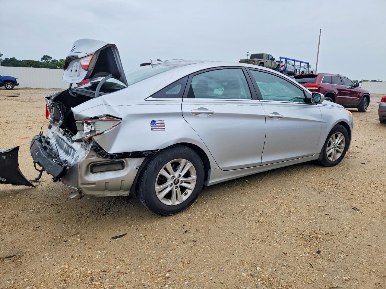 2013 Hyundai Sonata Gls Silver vin: 5NPEB4AC3DH705285