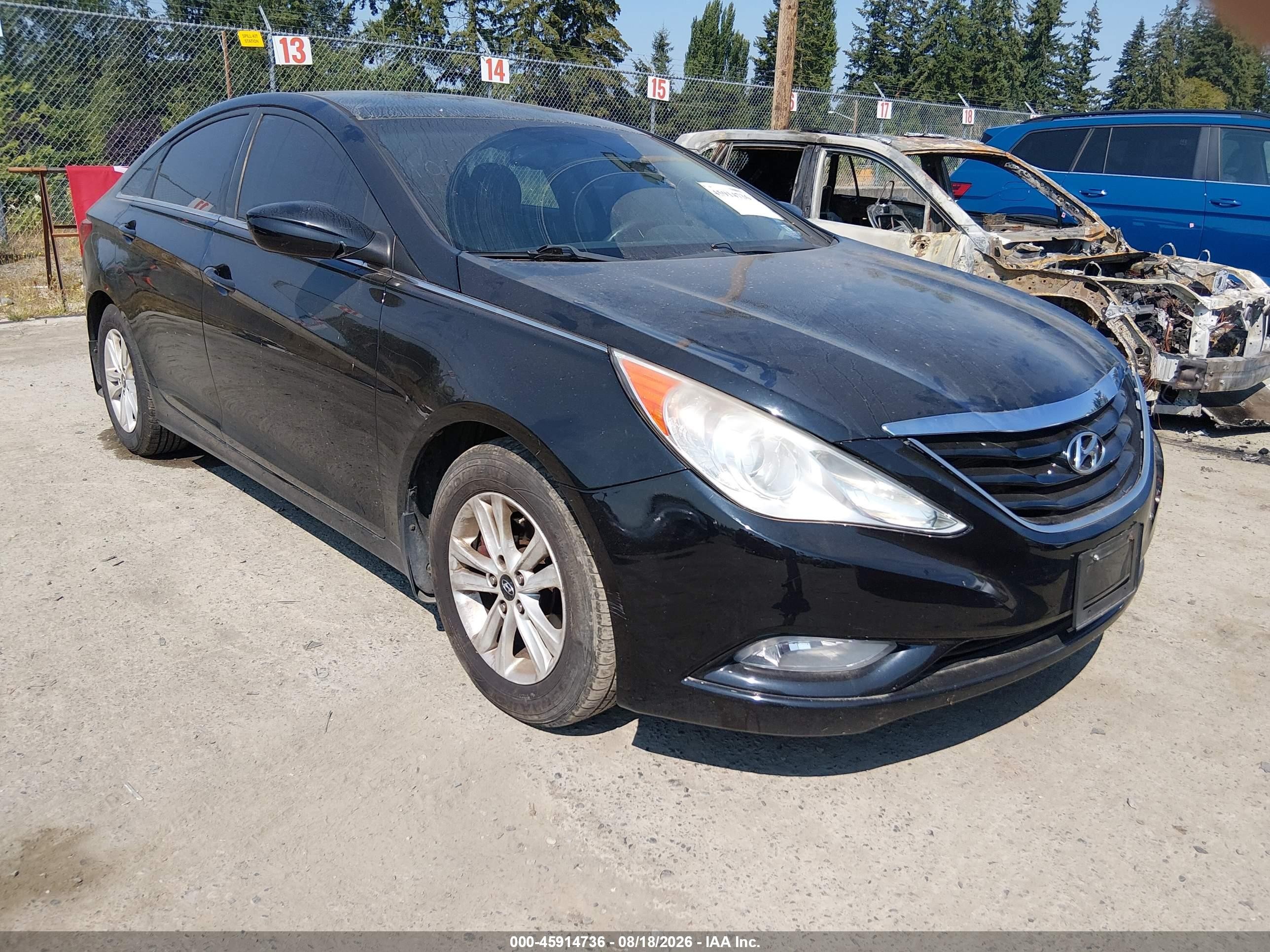 2013 Hyundai Sonata Gls Black vin: 5NPEB4AC3DH711409