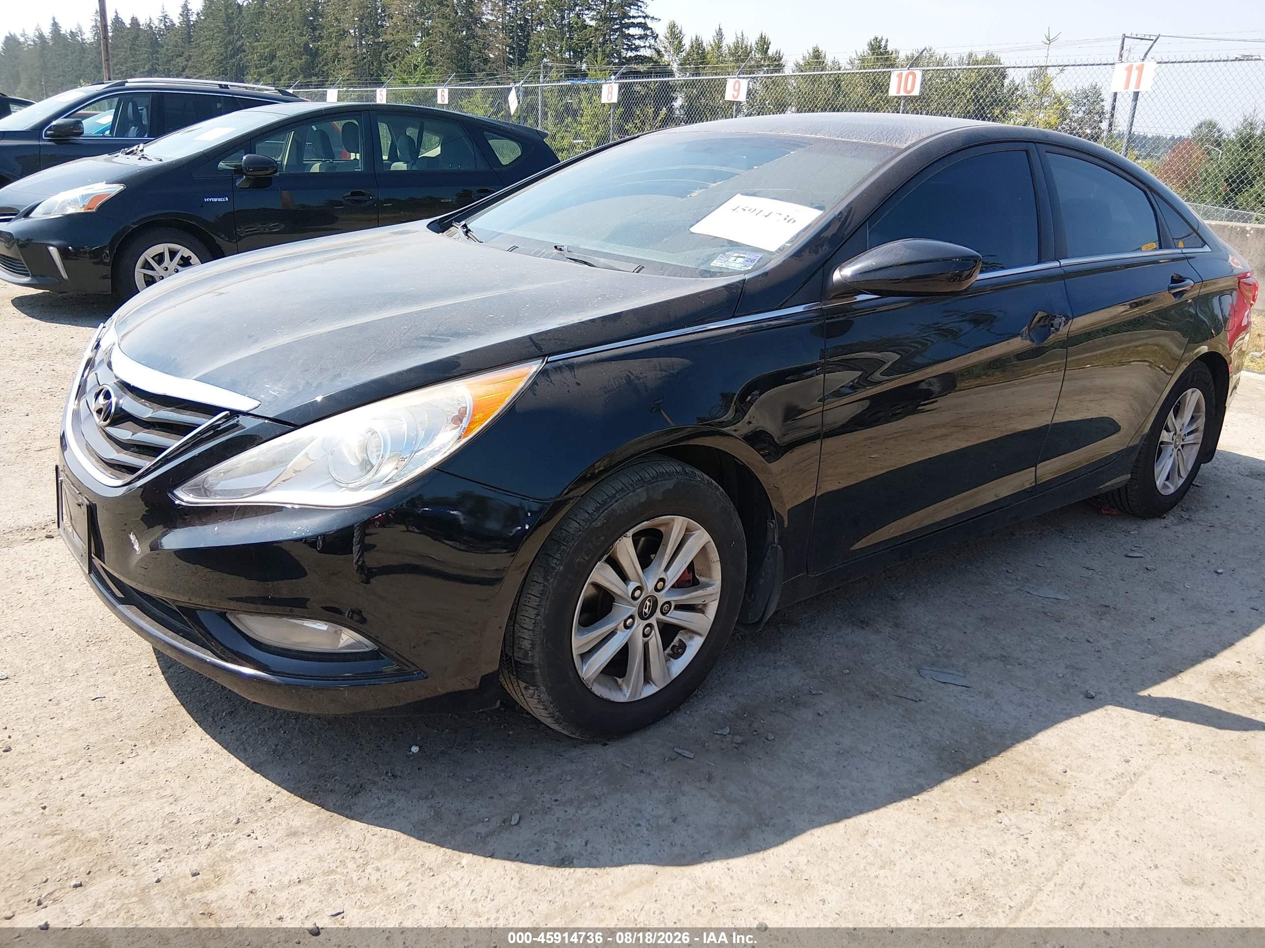 2013 Hyundai Sonata Gls Black vin: 5NPEB4AC3DH711409