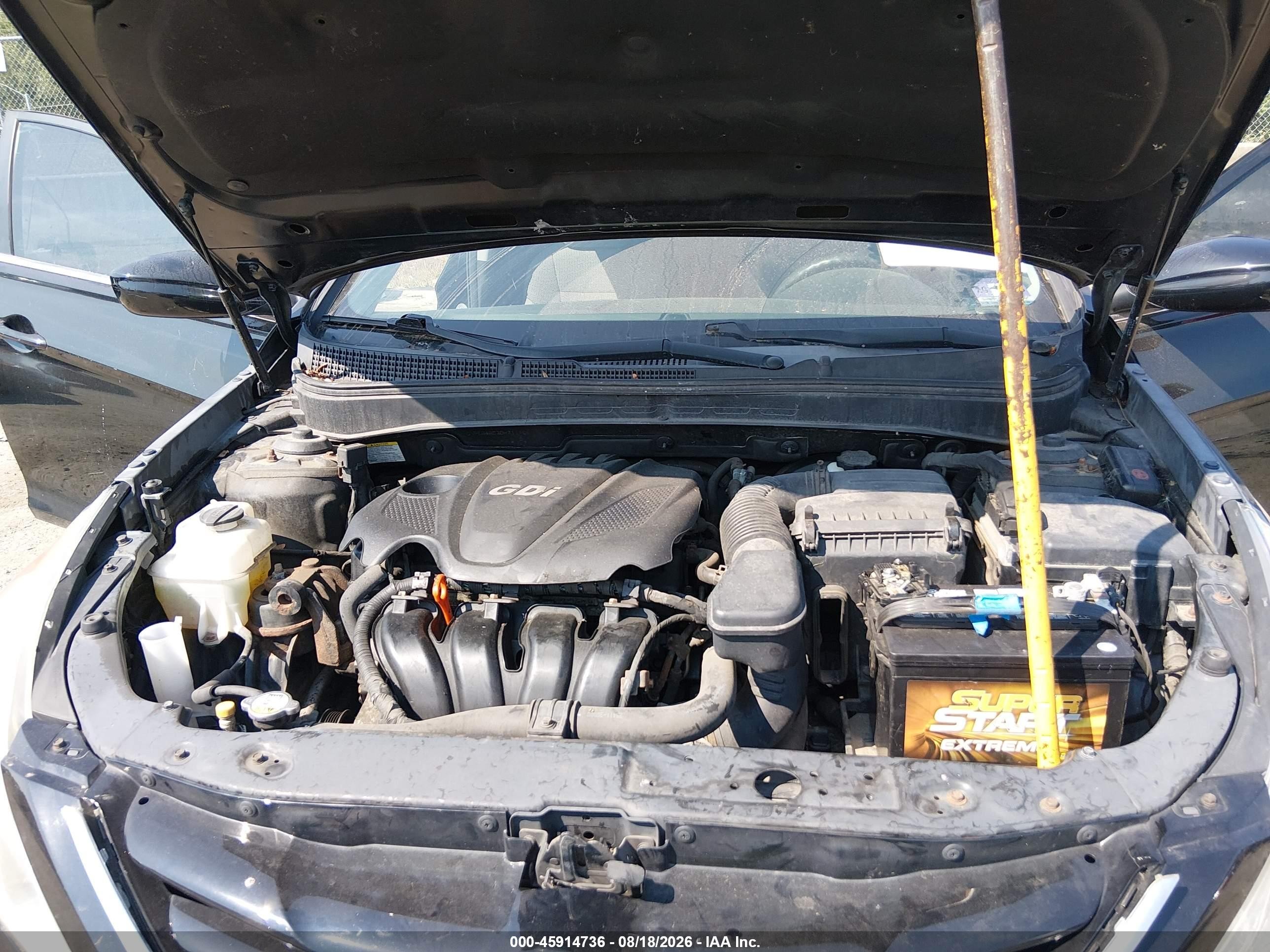 2013 Hyundai Sonata Gls Black vin: 5NPEB4AC3DH711409