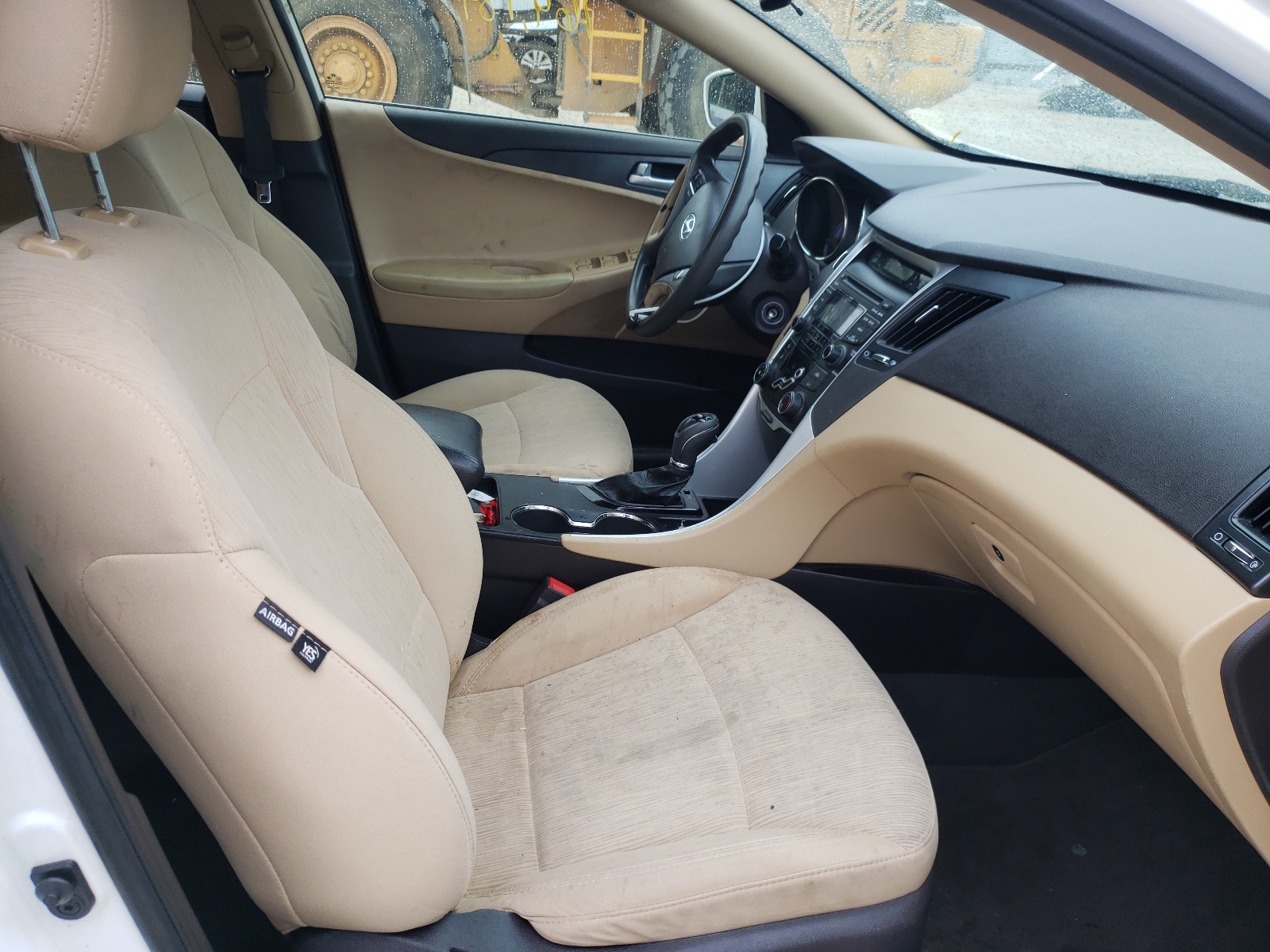2013 Hyundai Sonata Gls White vin: 5NPEB4AC3DH712351