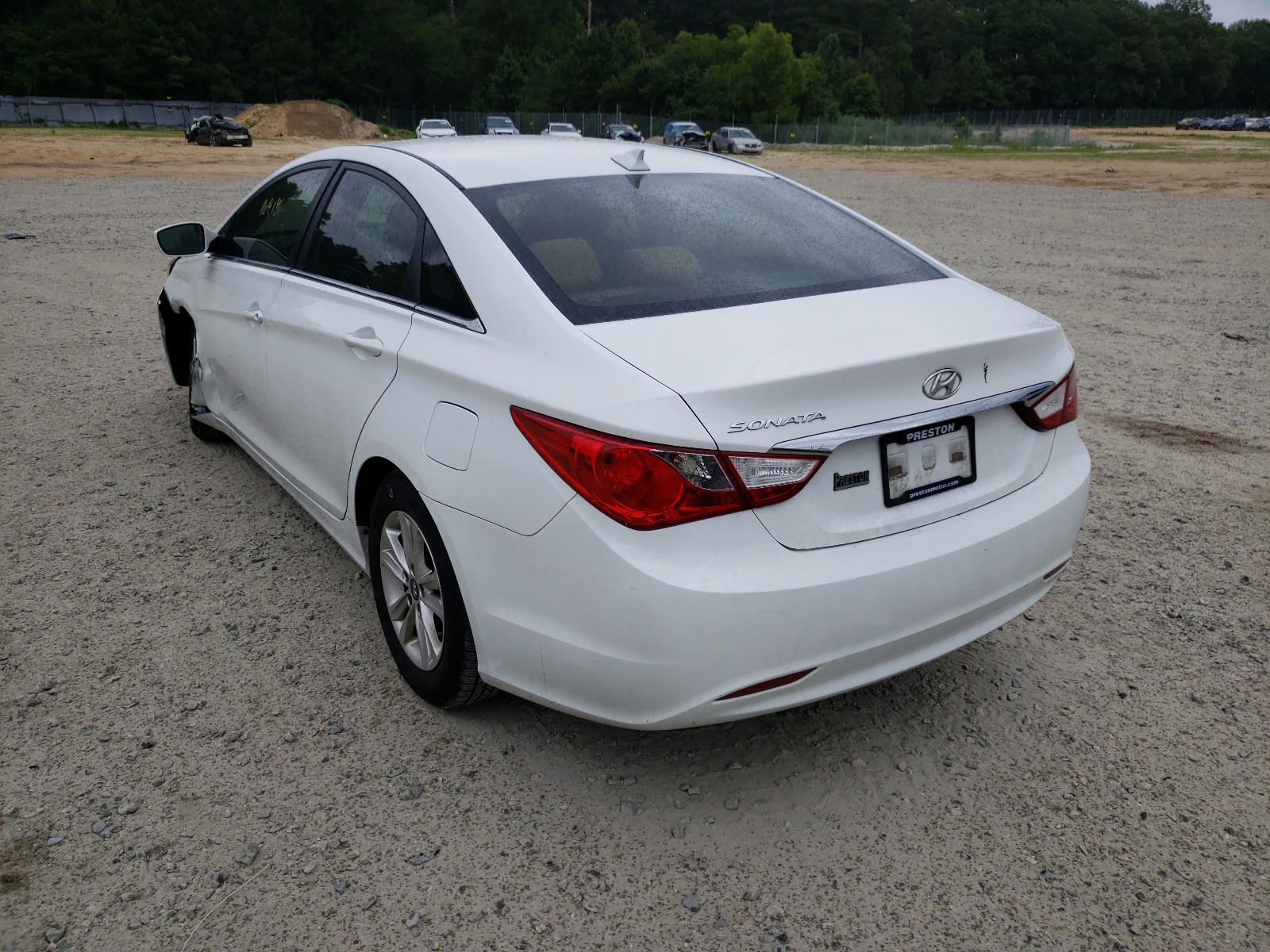 2013 Hyundai Sonata Gls White vin: 5NPEB4AC3DH712351