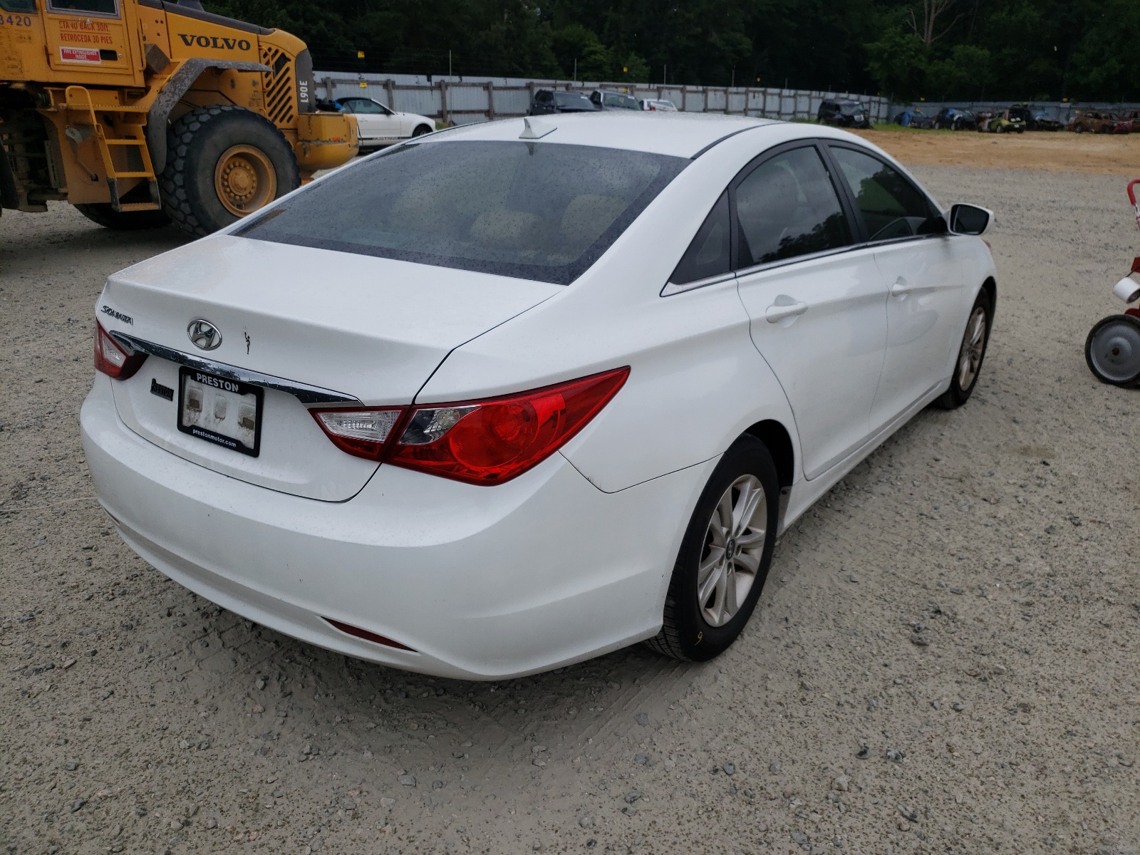 2013 Hyundai Sonata Gls White vin: 5NPEB4AC3DH712351