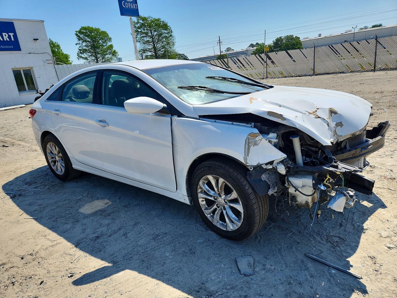 2013 Hyundai Sonata Gls White vin: 5NPEB4AC3DH712351