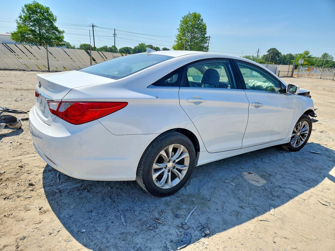2013 Hyundai Sonata Gls White vin: 5NPEB4AC3DH712351