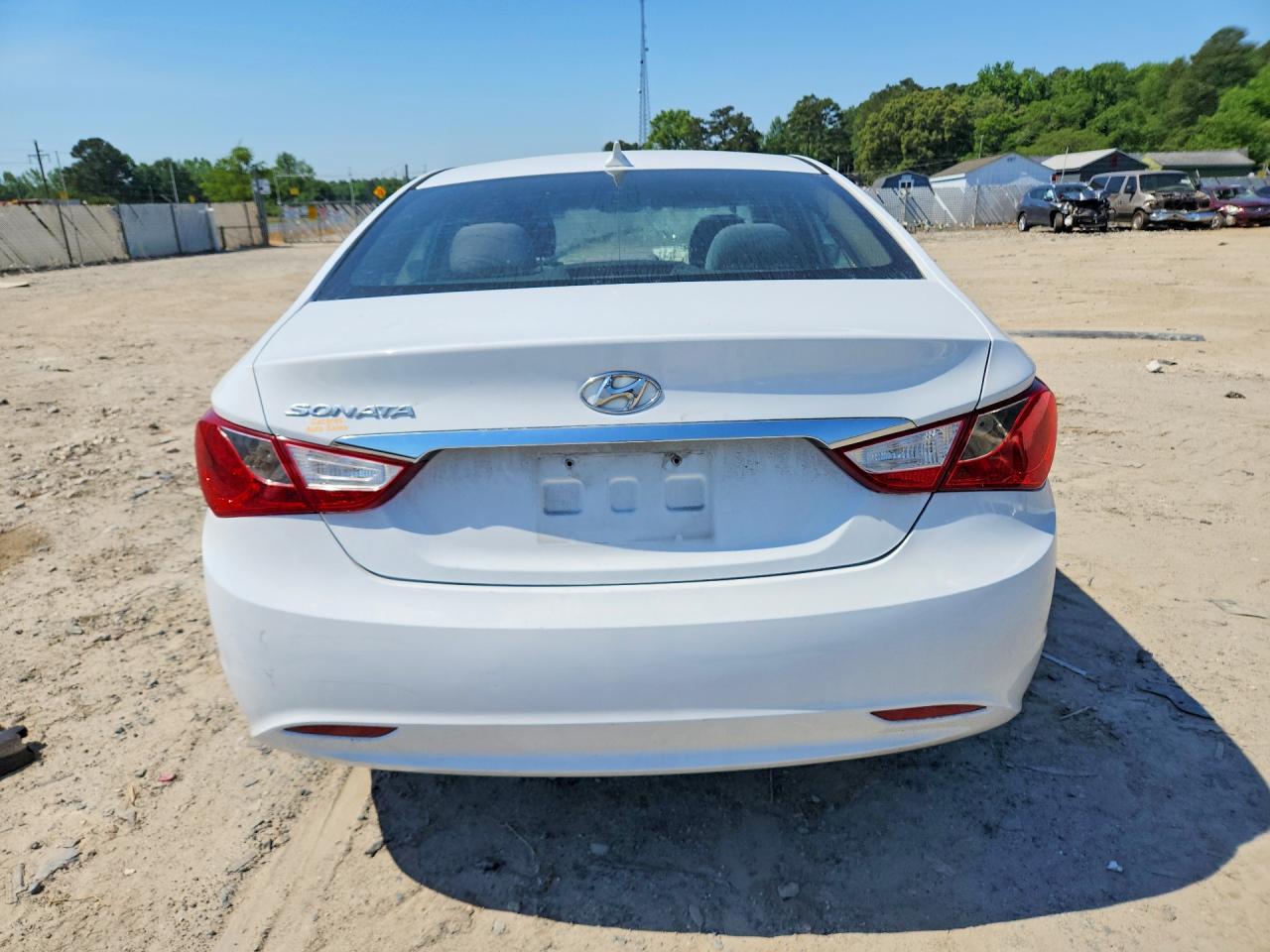 2013 Hyundai Sonata Gls White vin: 5NPEB4AC3DH712351