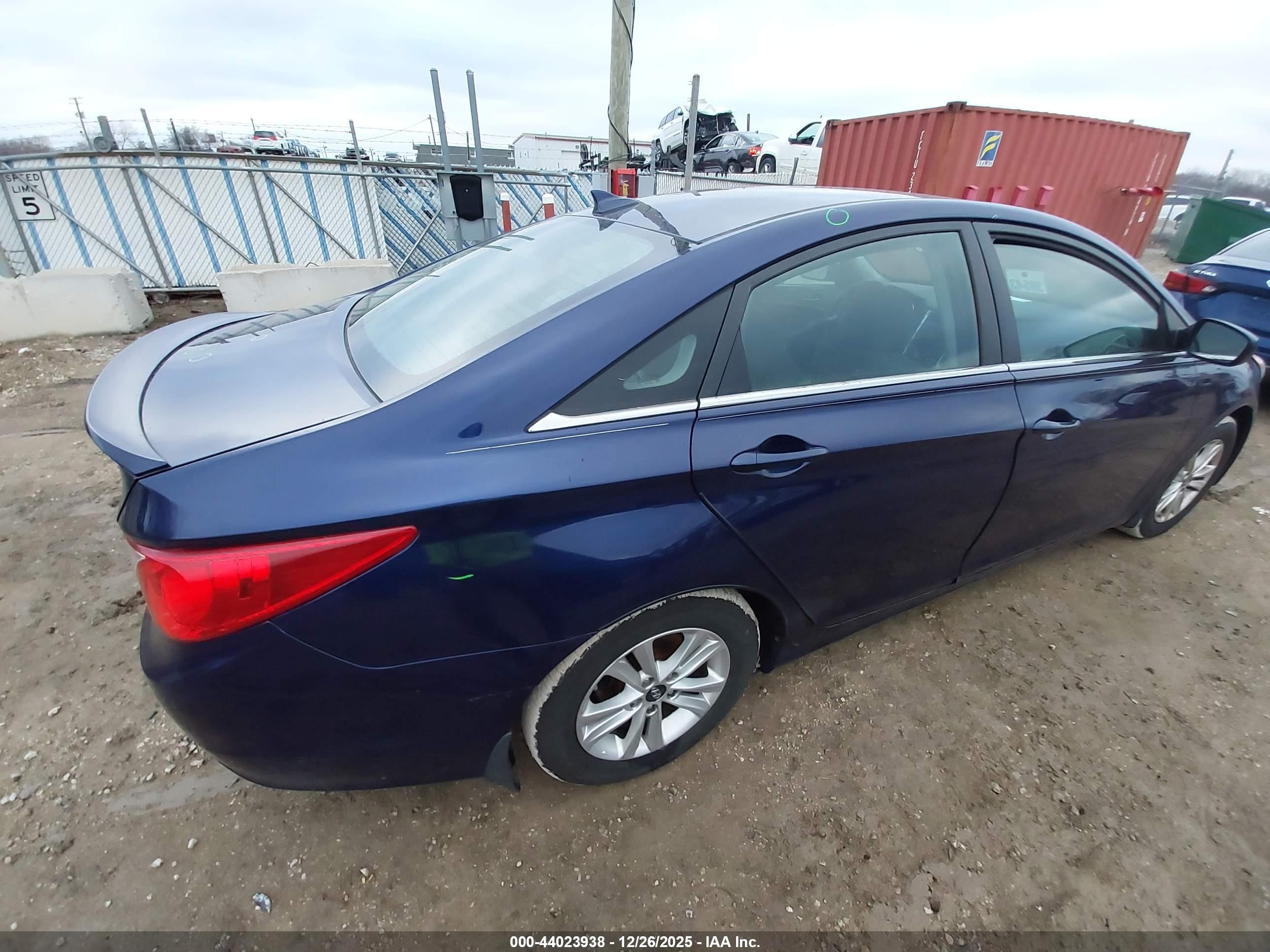 2013 Hyundai Sonata Gls Blue vin: 5NPEB4AC3DH720675