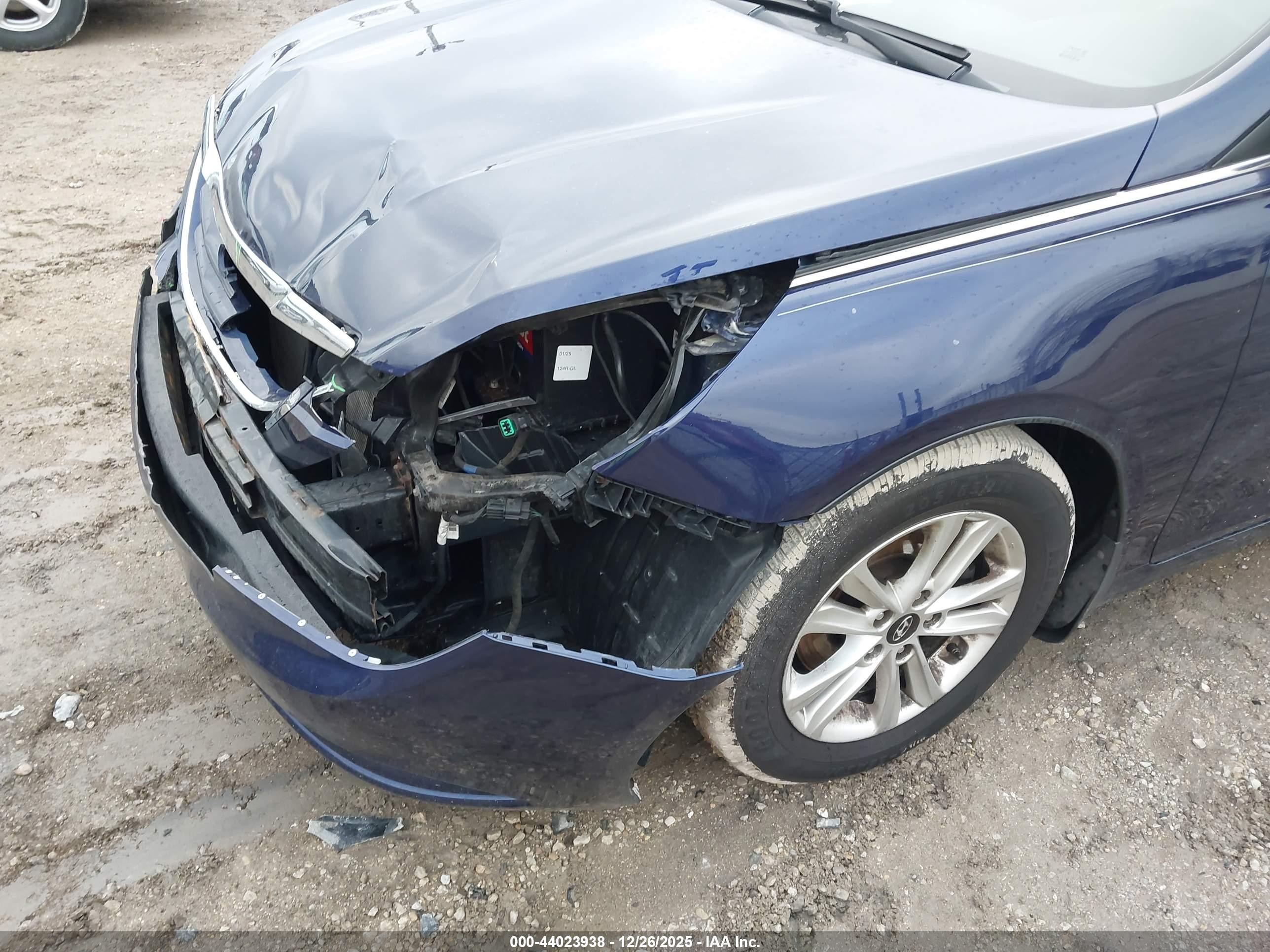 2013 Hyundai Sonata Gls Blue vin: 5NPEB4AC3DH720675