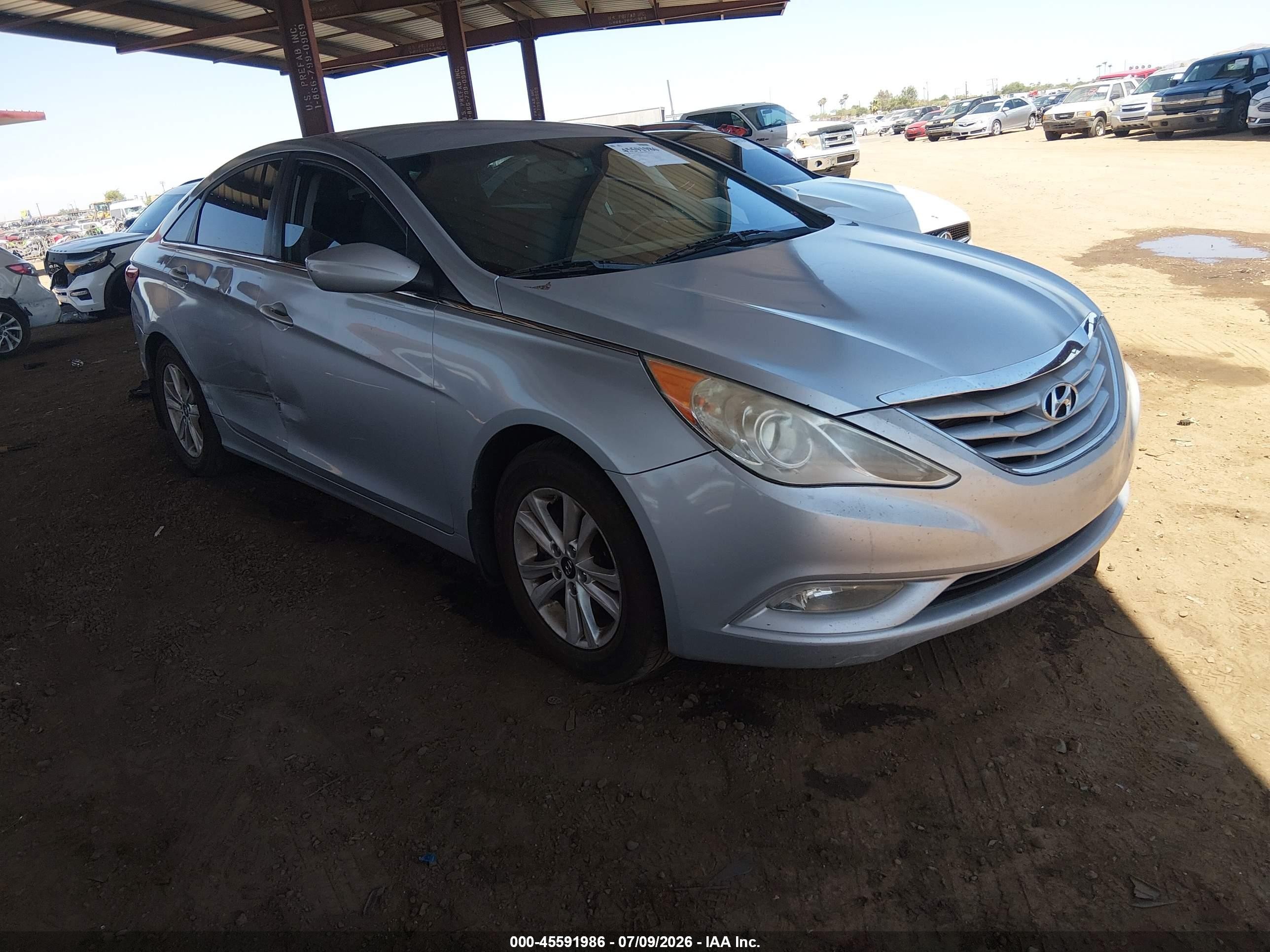 2013 Hyundai Sonata Gls Silver vin: 5NPEB4AC3DH722281
