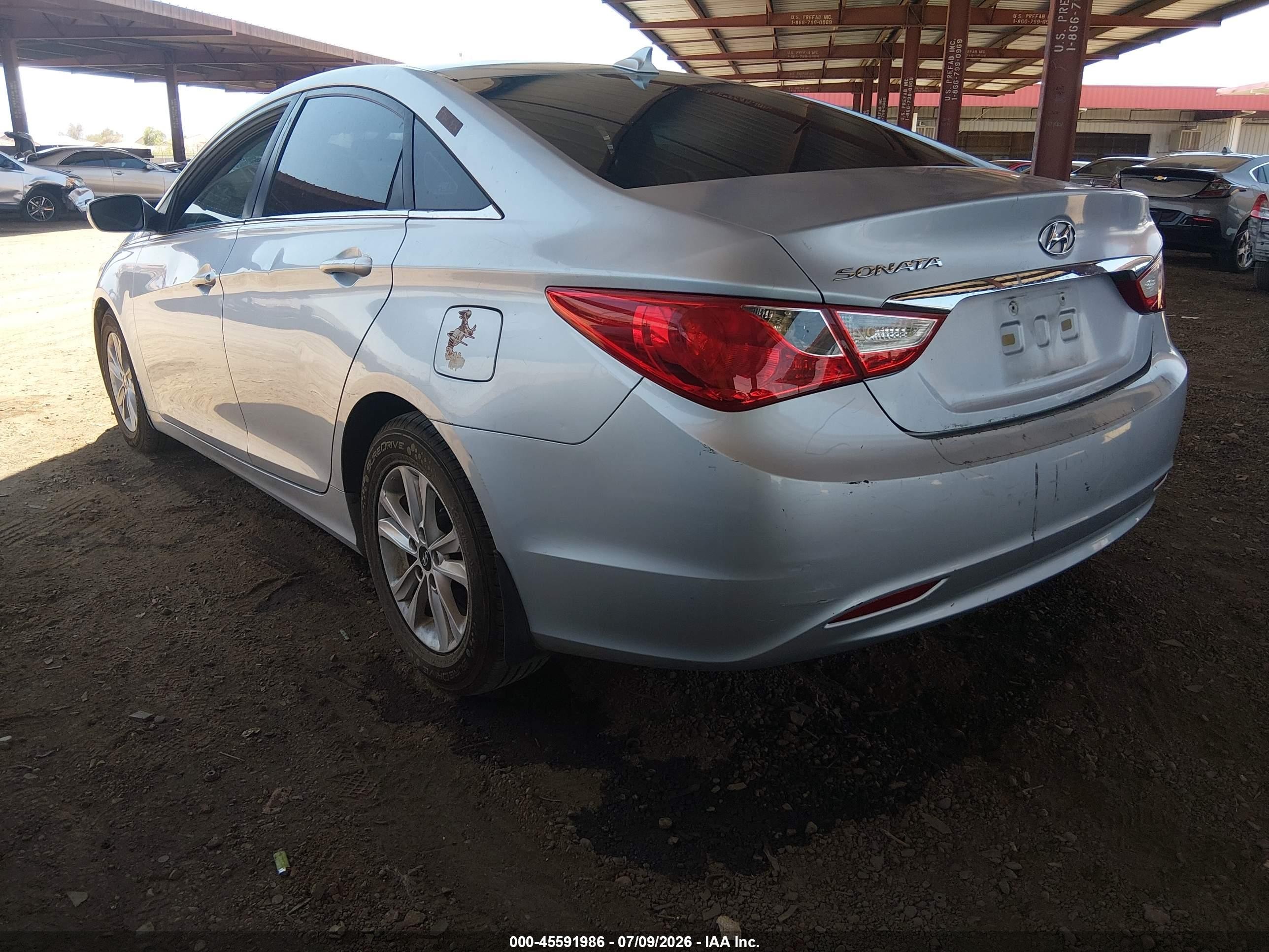 2013 Hyundai Sonata Gls Silver vin: 5NPEB4AC3DH722281