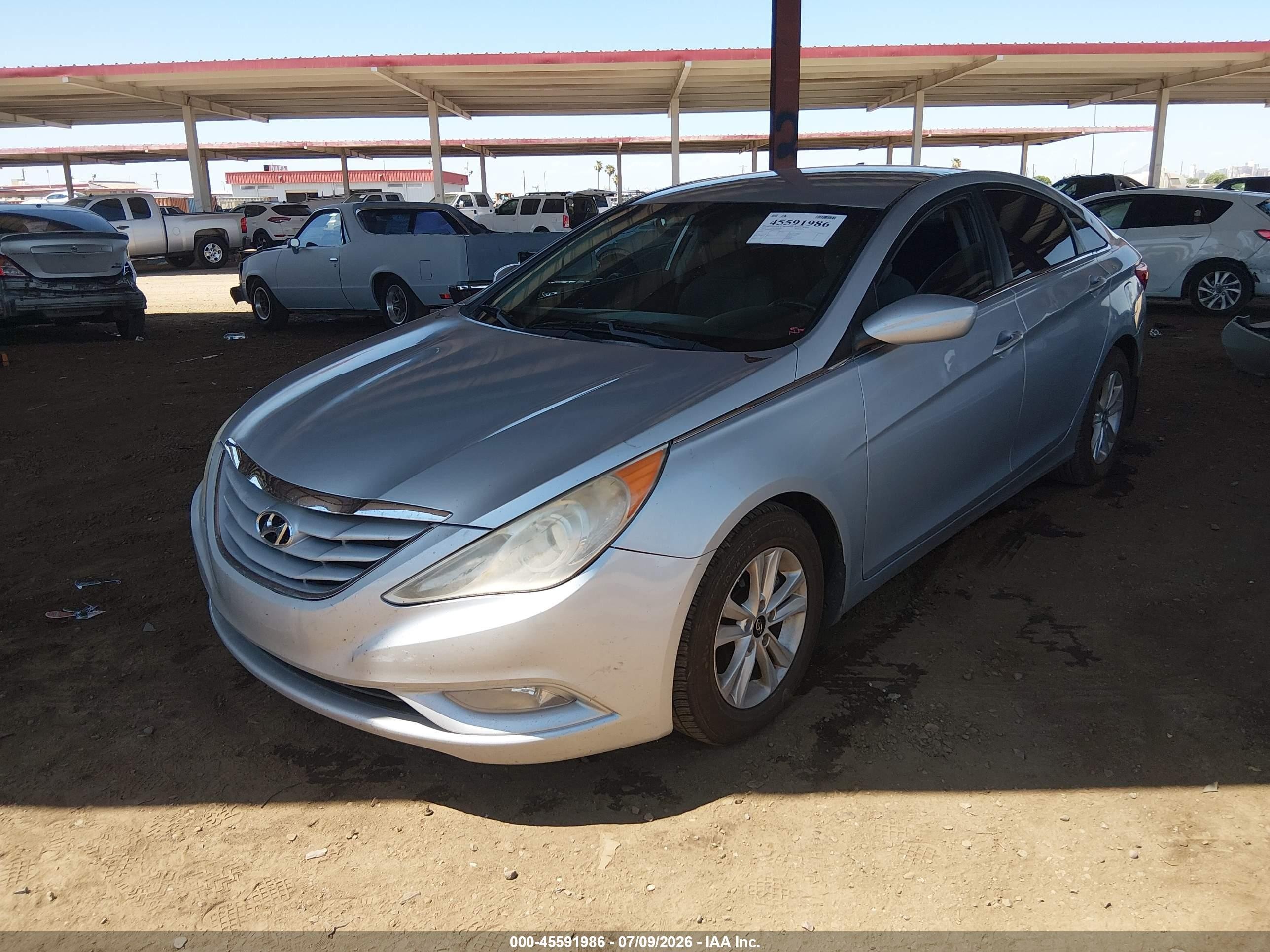 2013 Hyundai Sonata Gls Silver vin: 5NPEB4AC3DH722281