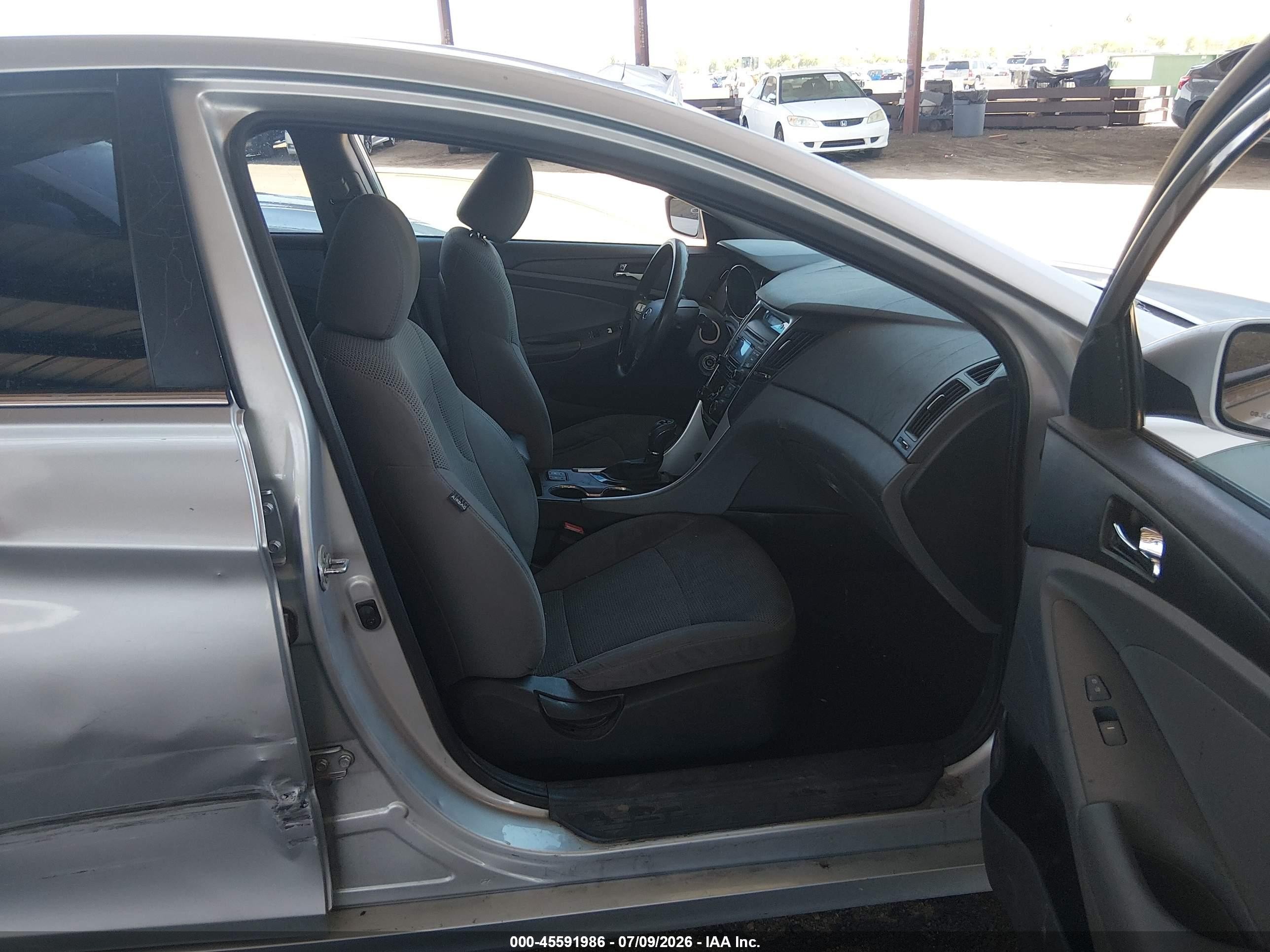 2013 Hyundai Sonata Gls Silver vin: 5NPEB4AC3DH722281